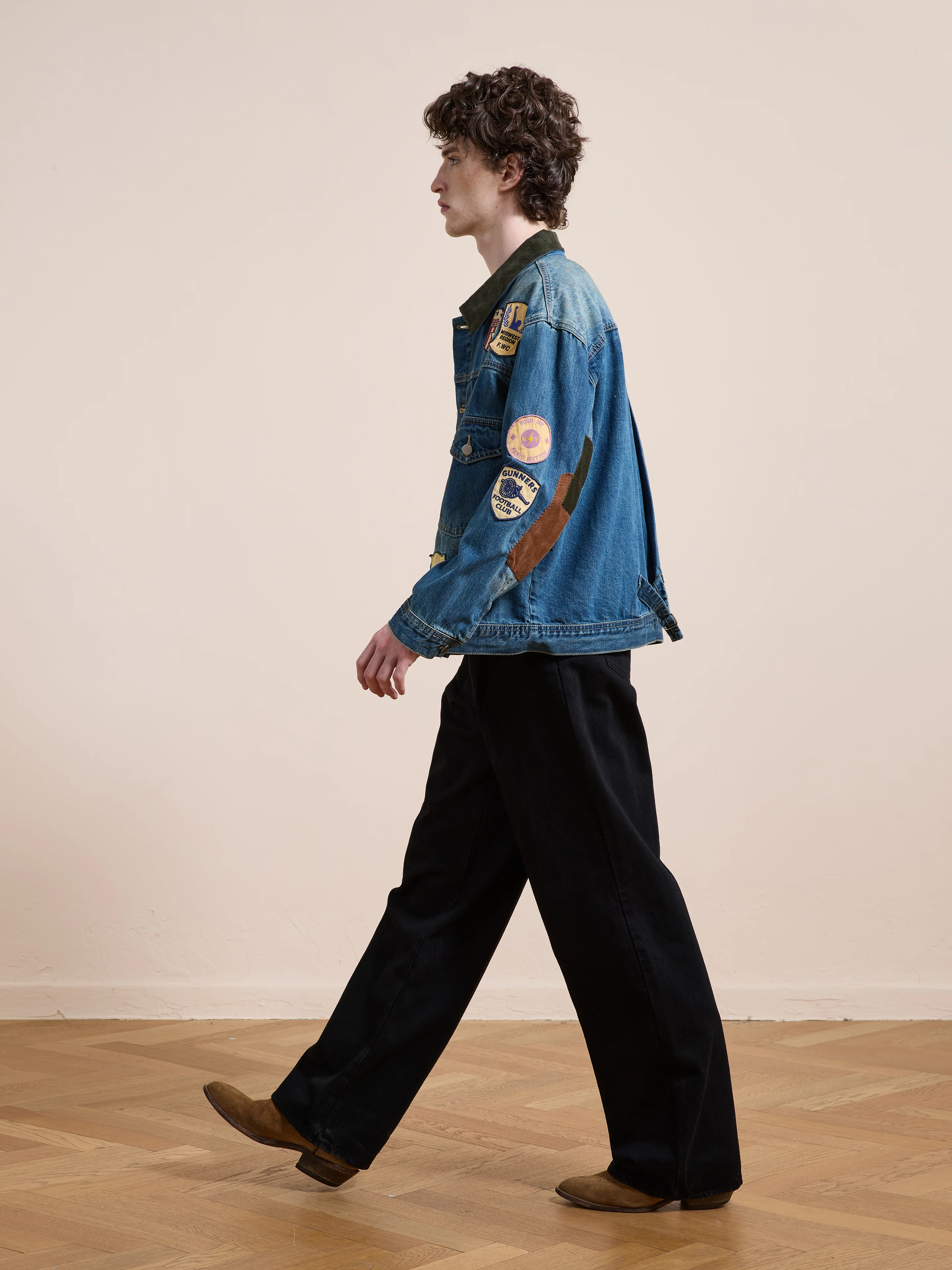 Denim Patchwork Jacket - Image 23
