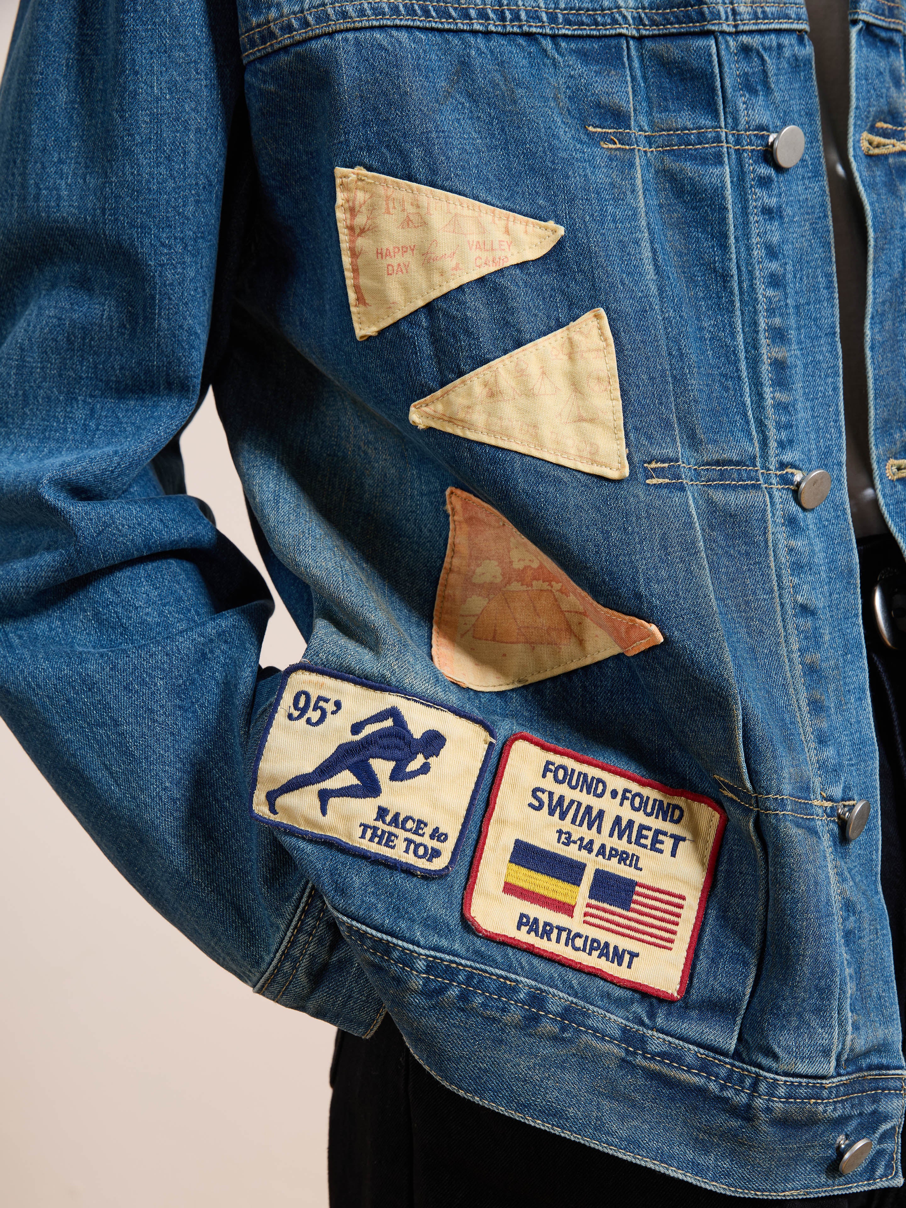 Denim Patchwork Jacket - Image 7