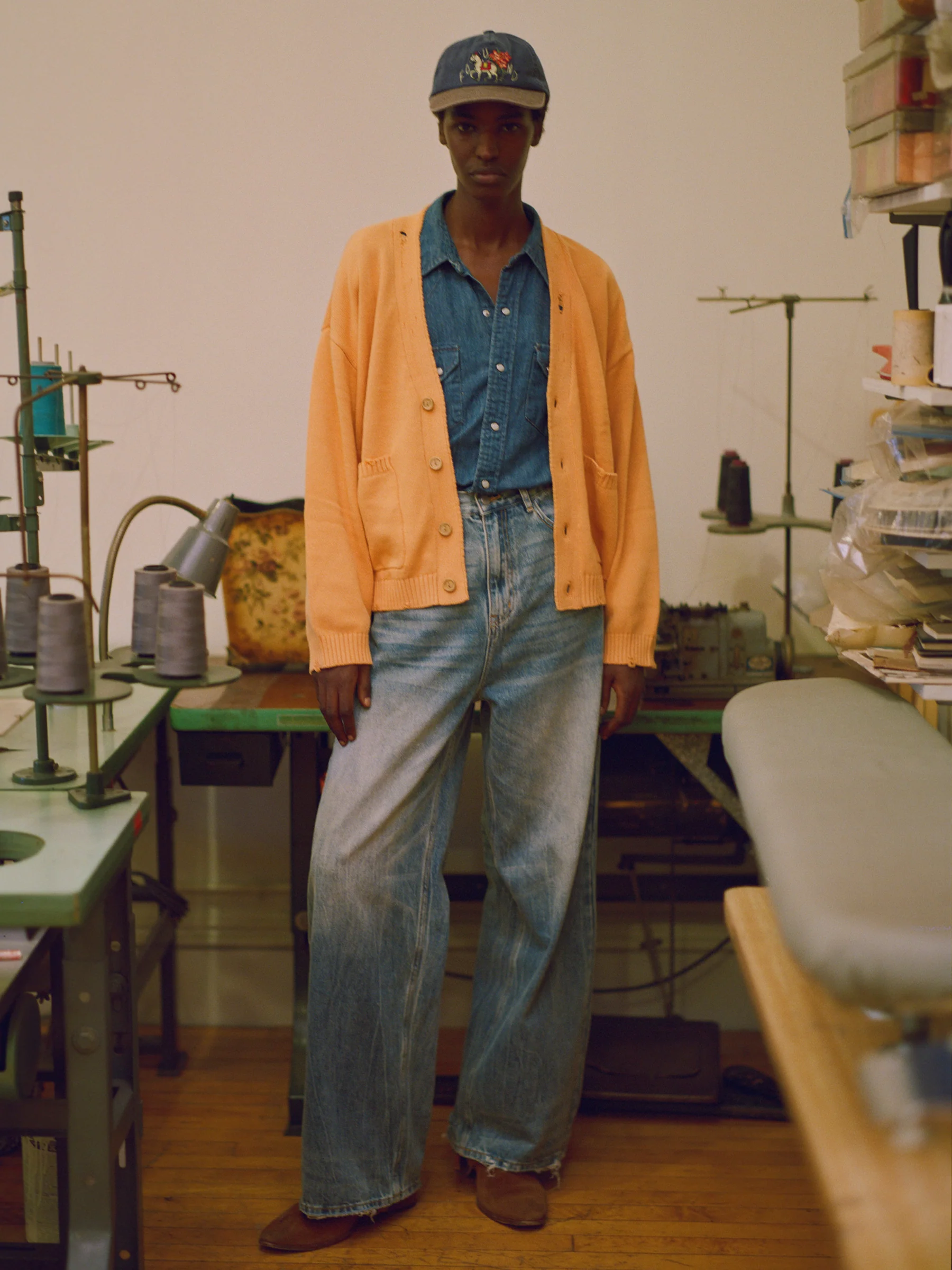 Cadmium Distressed Cardigan - Image 7