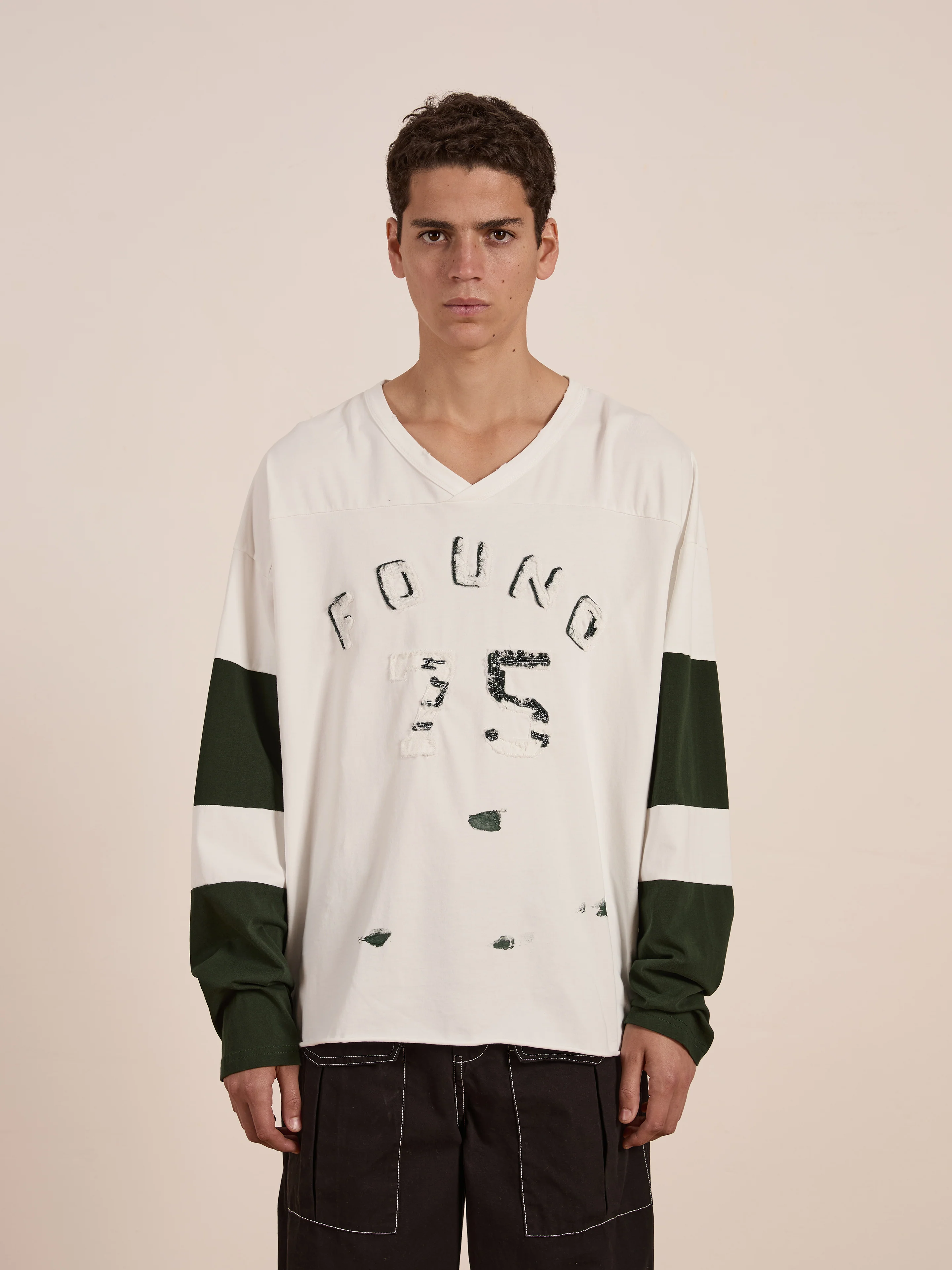 Distressed LS Team Jersey