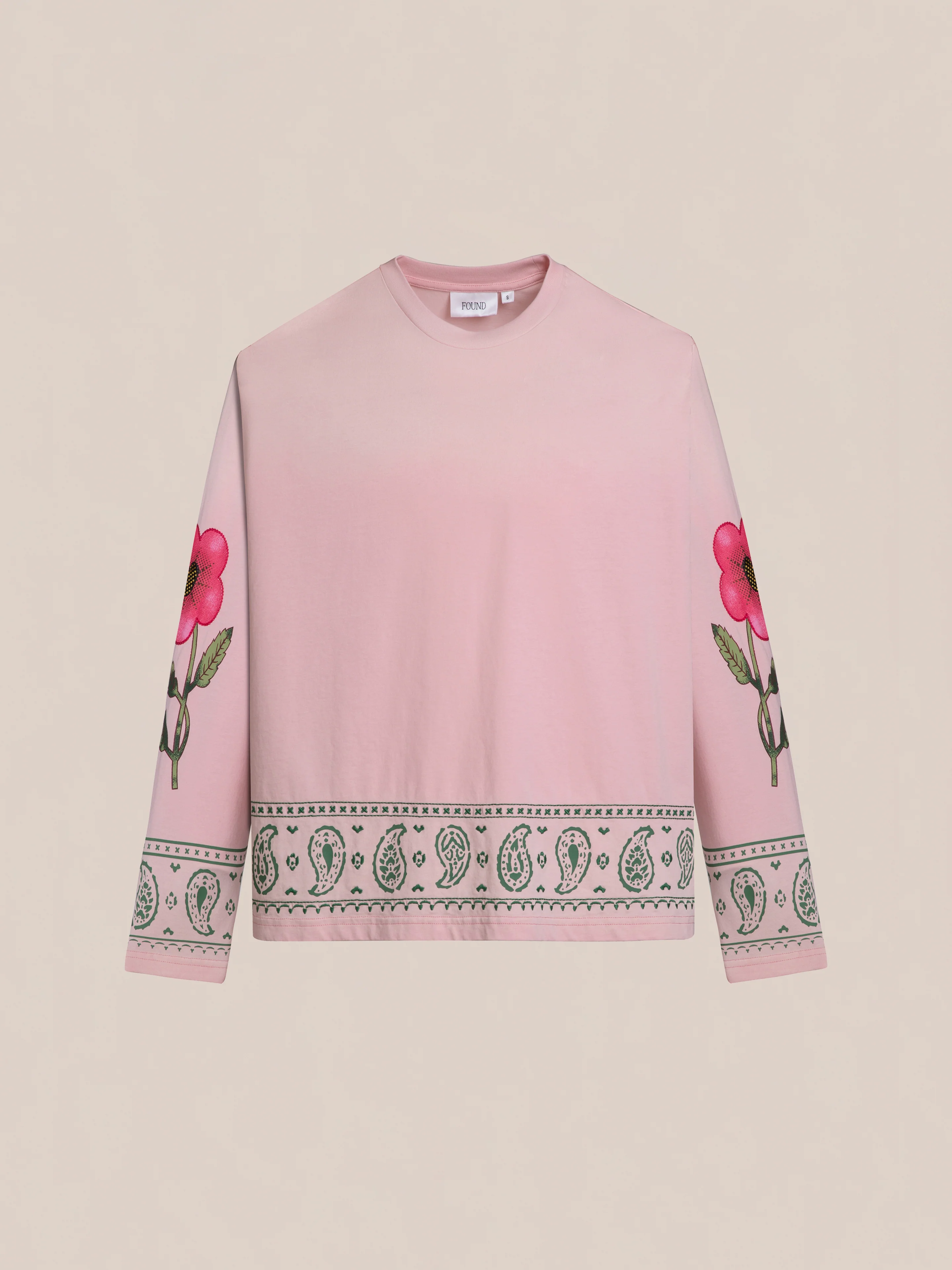 Garden Bloom Embroidered LS Tee - Image 4