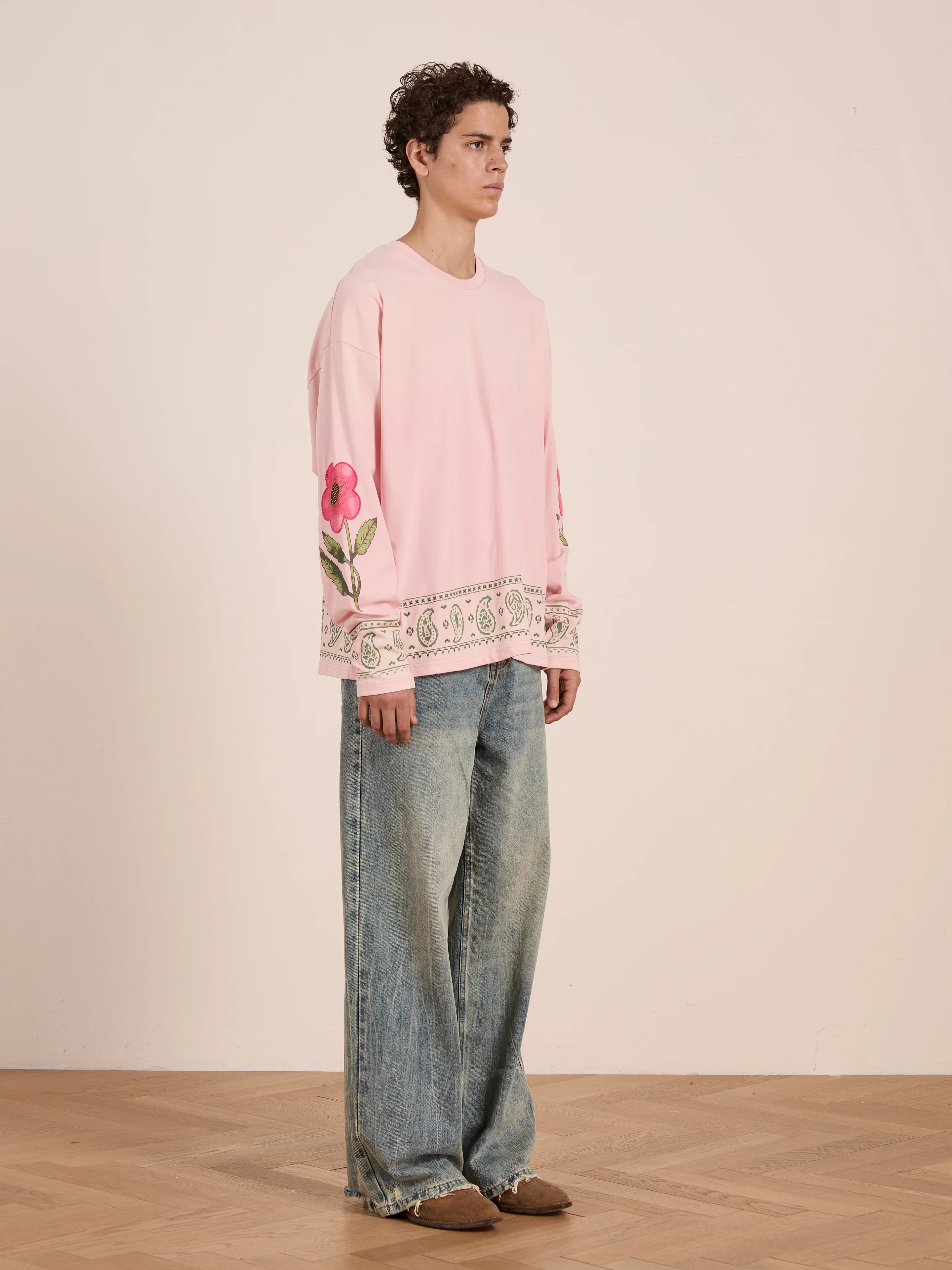 Garden Bloom Embroidered LS Tee - Image 8