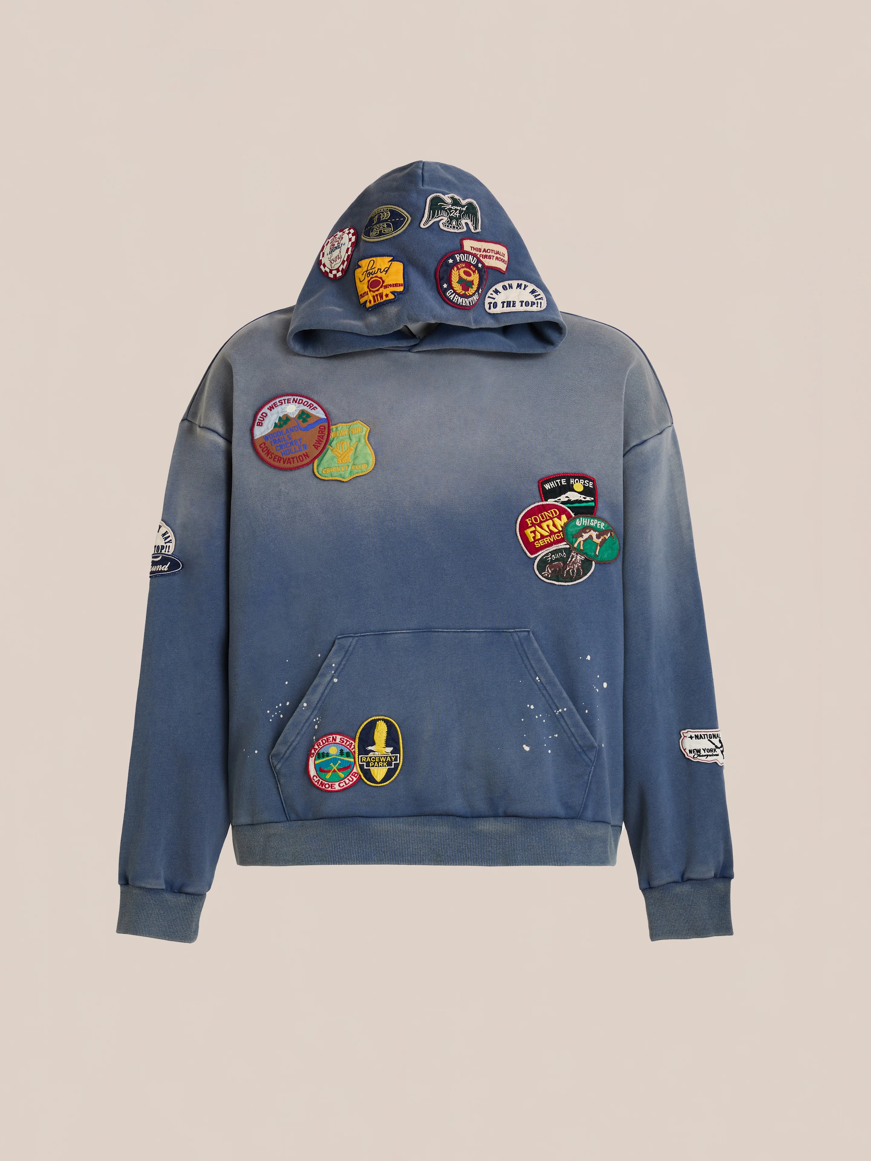 Distressed Patch Hoodie - Image 11