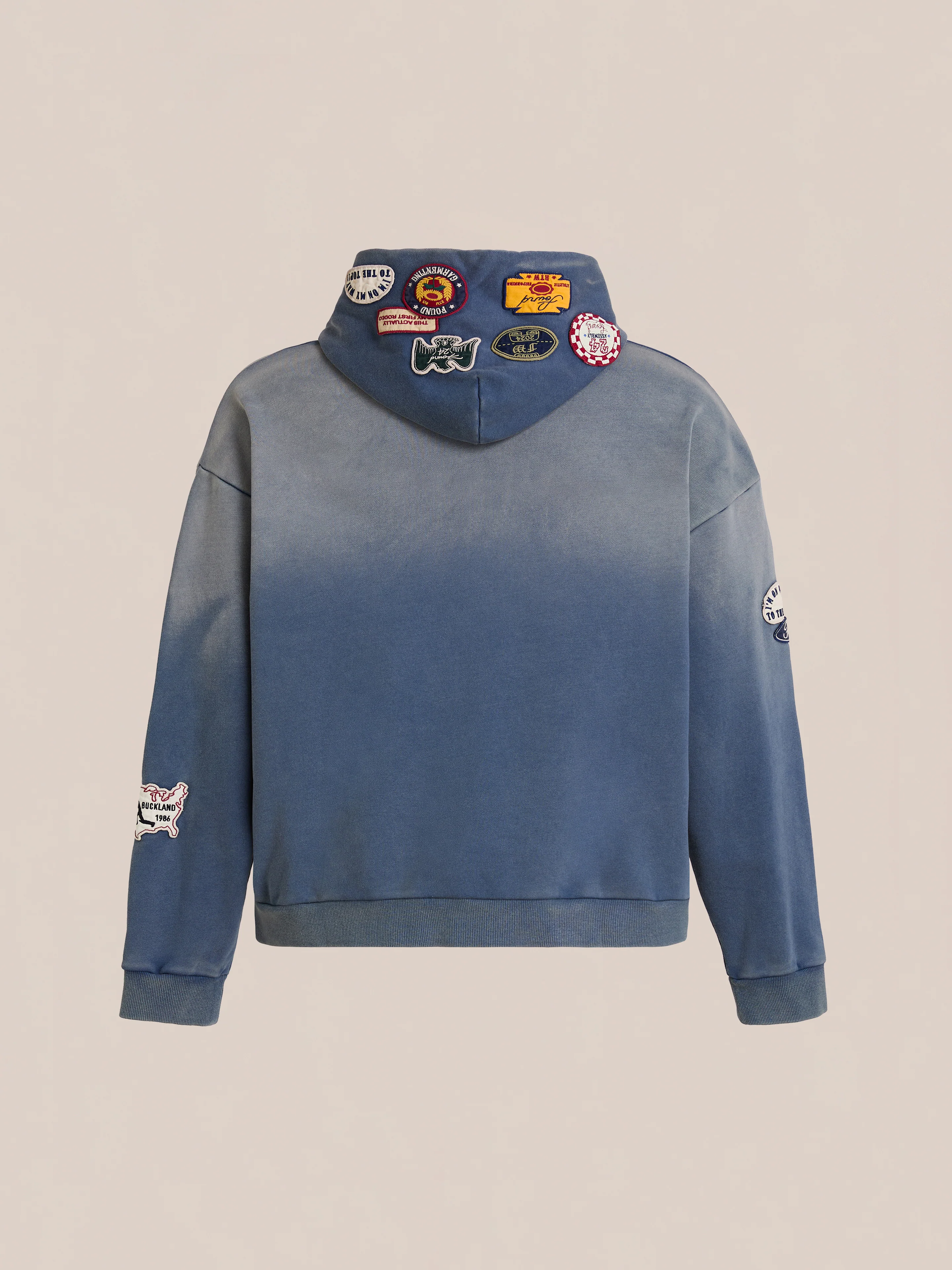 Distressed Patch Hoodie - Image 12