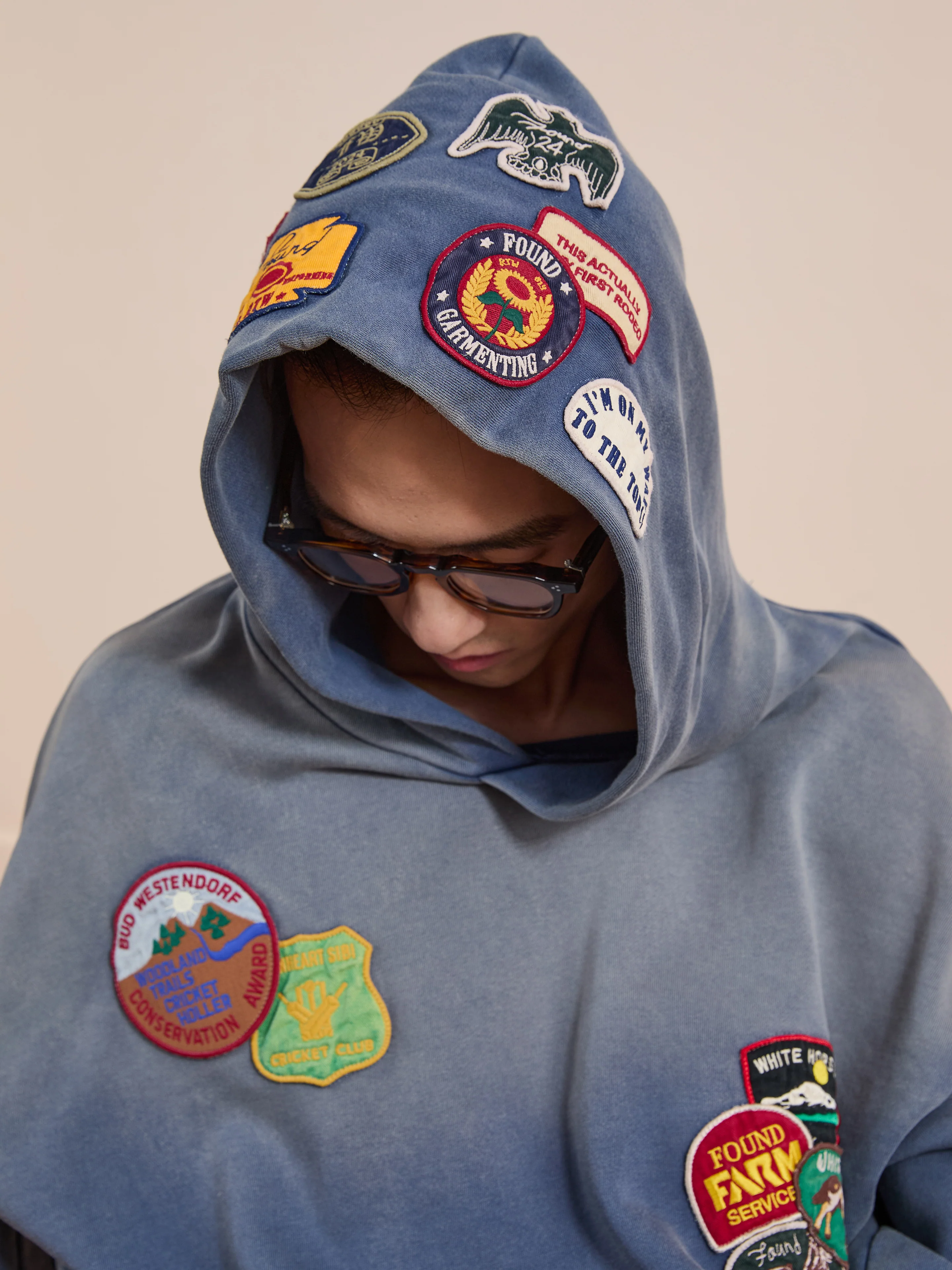 Distressed Patch Hoodie - Image 8
