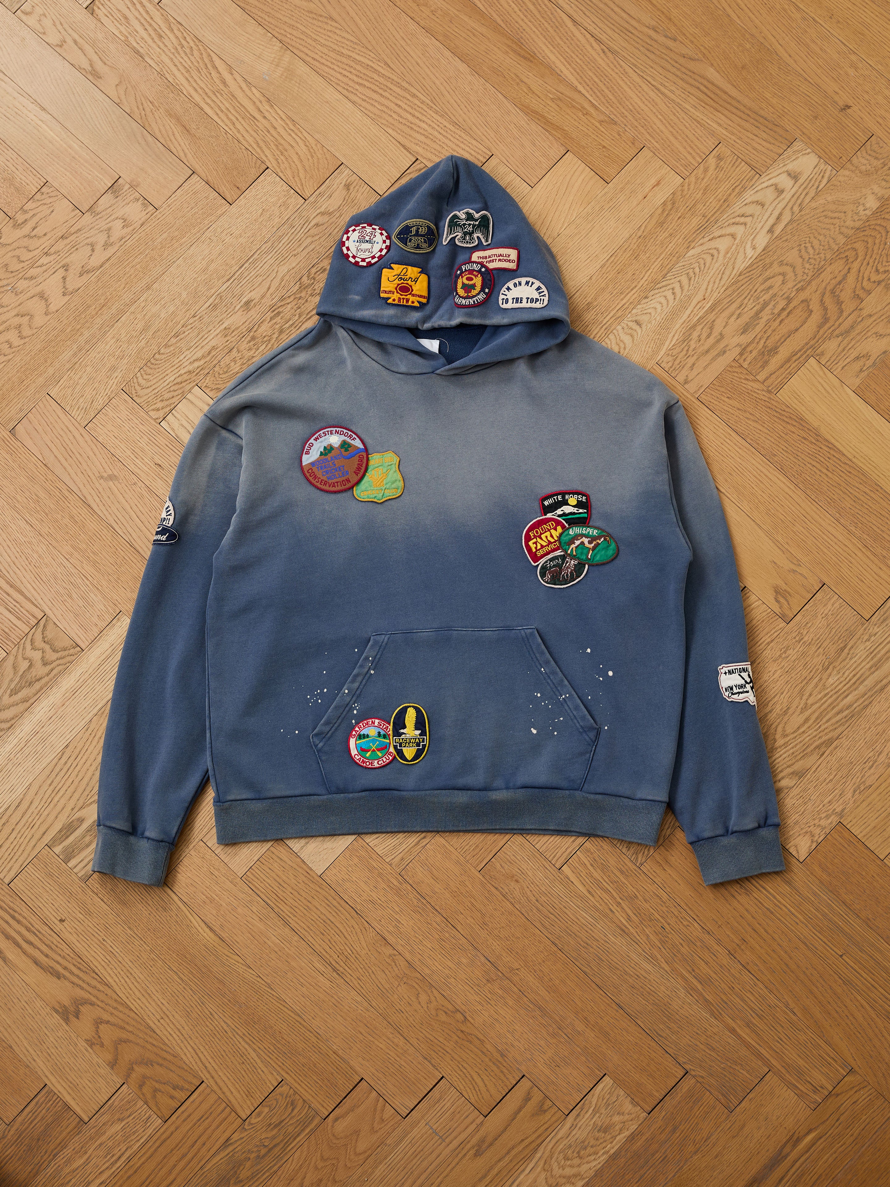 Distressed Patch Hoodie - Image 9