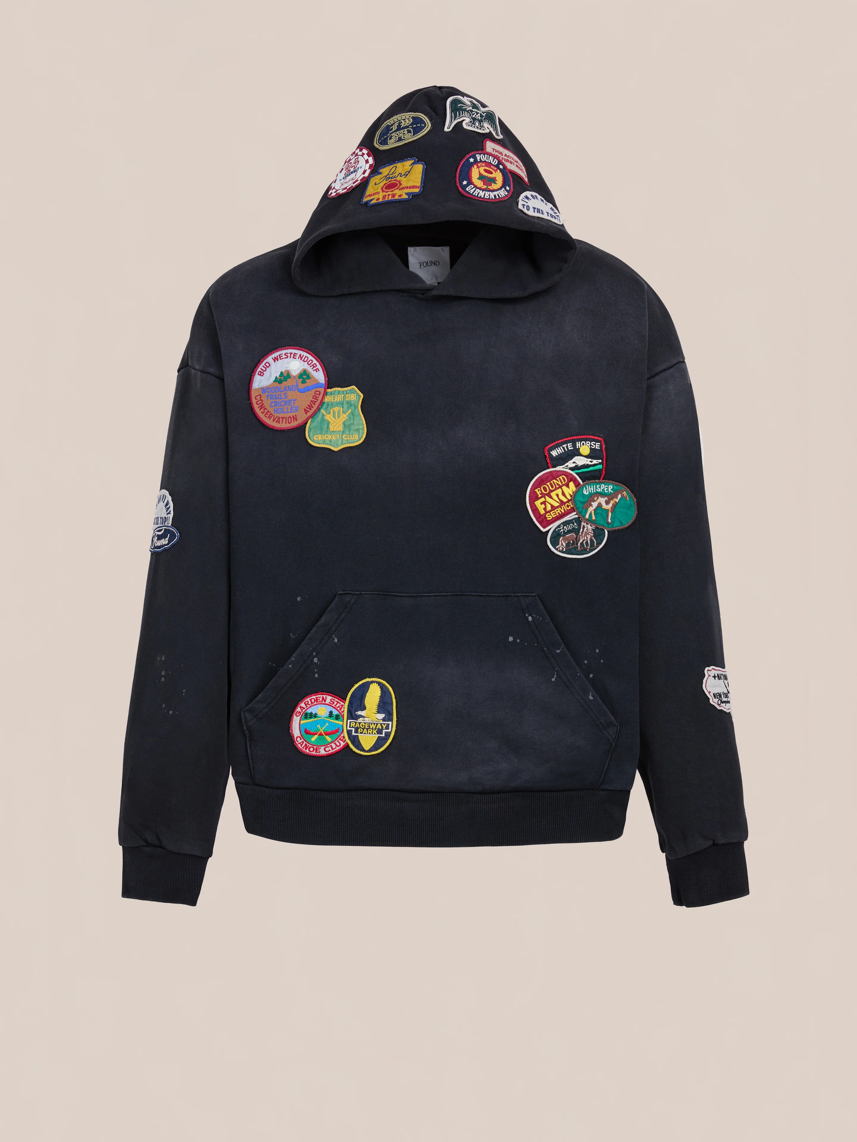 Distressed Patch Hoodie - Image 3