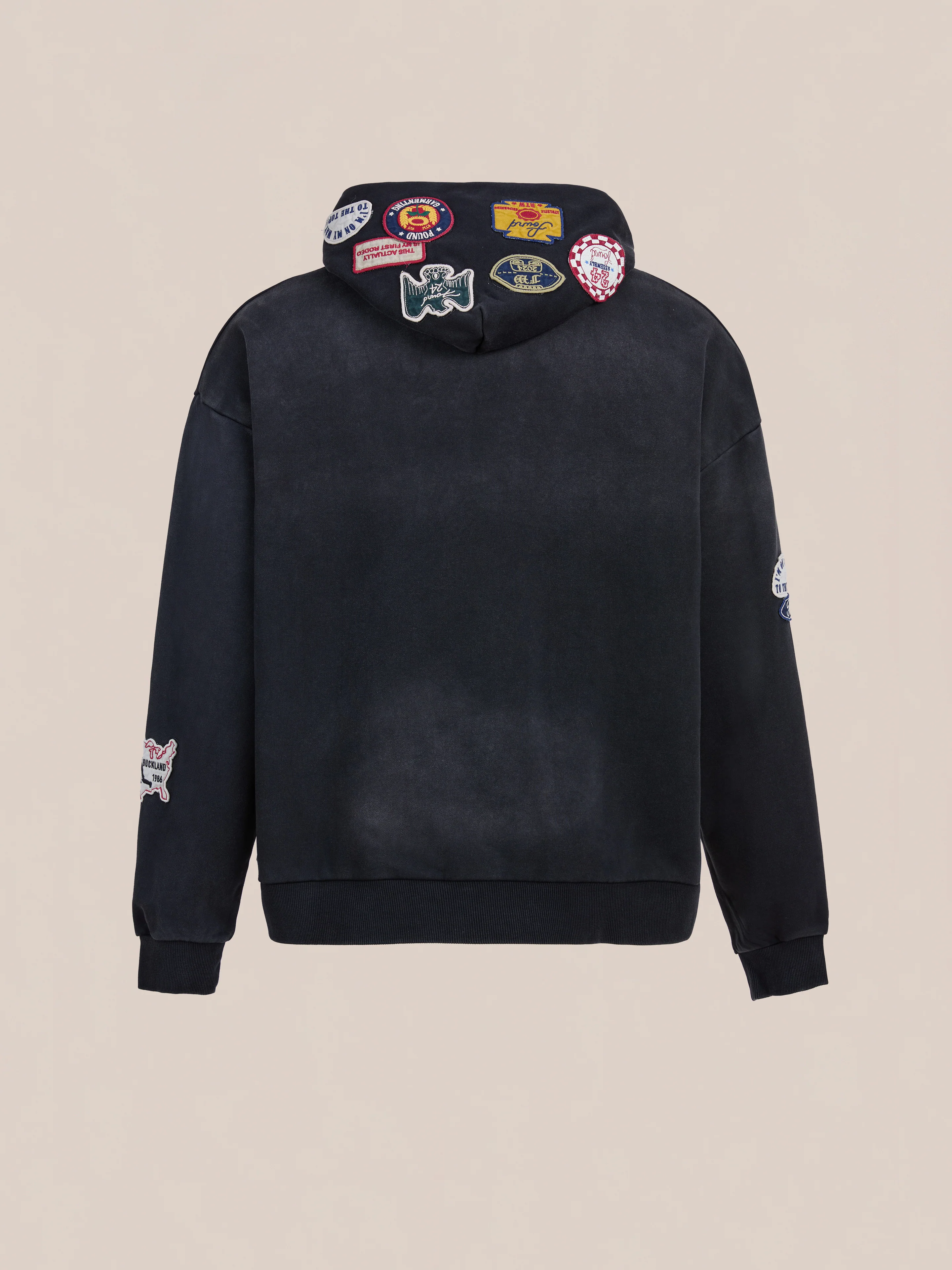 Distressed Patch Hoodie - Image 4