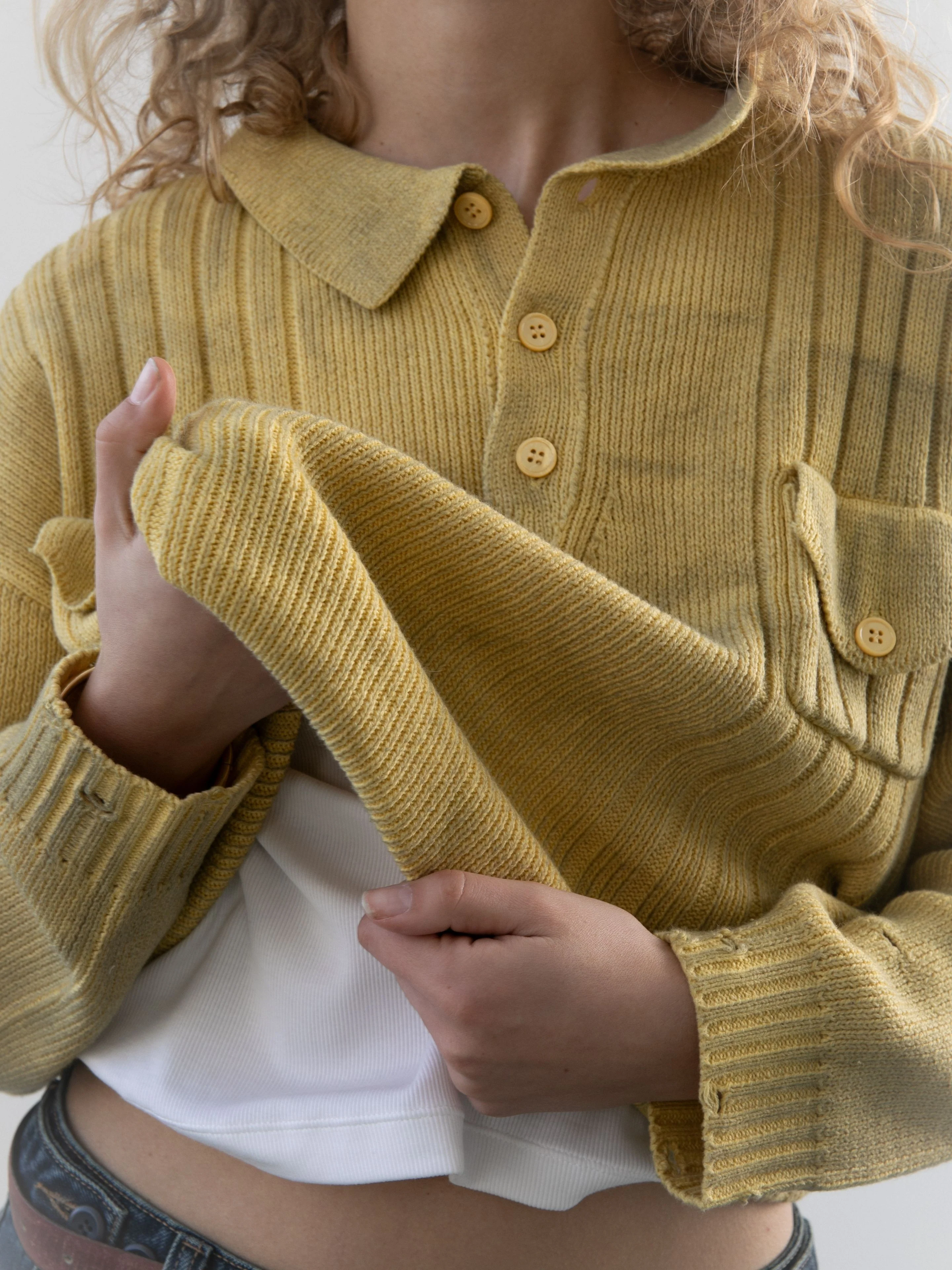 Distressed Pullover Knit - Image 2