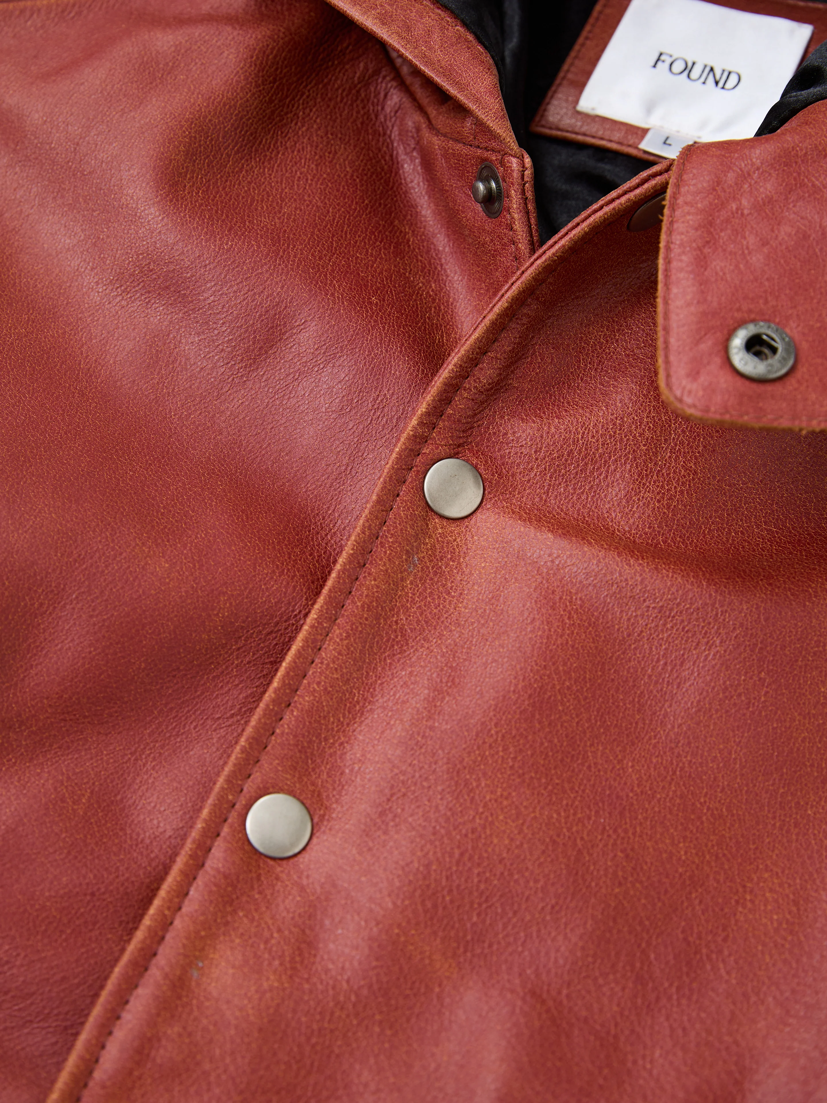 Distressed Leather Pocket Hoodie - Image 12