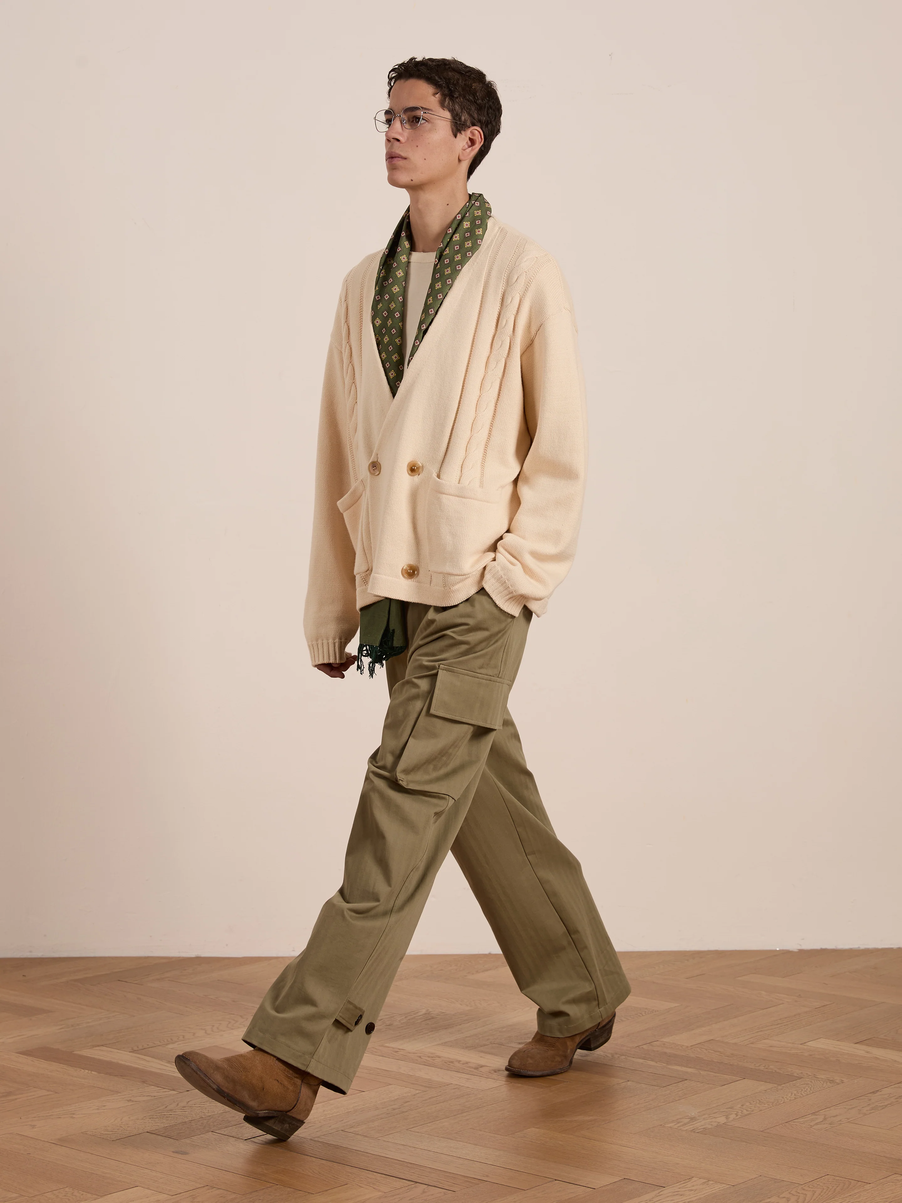 Double Breasted Knit Cardigan - Image 12
