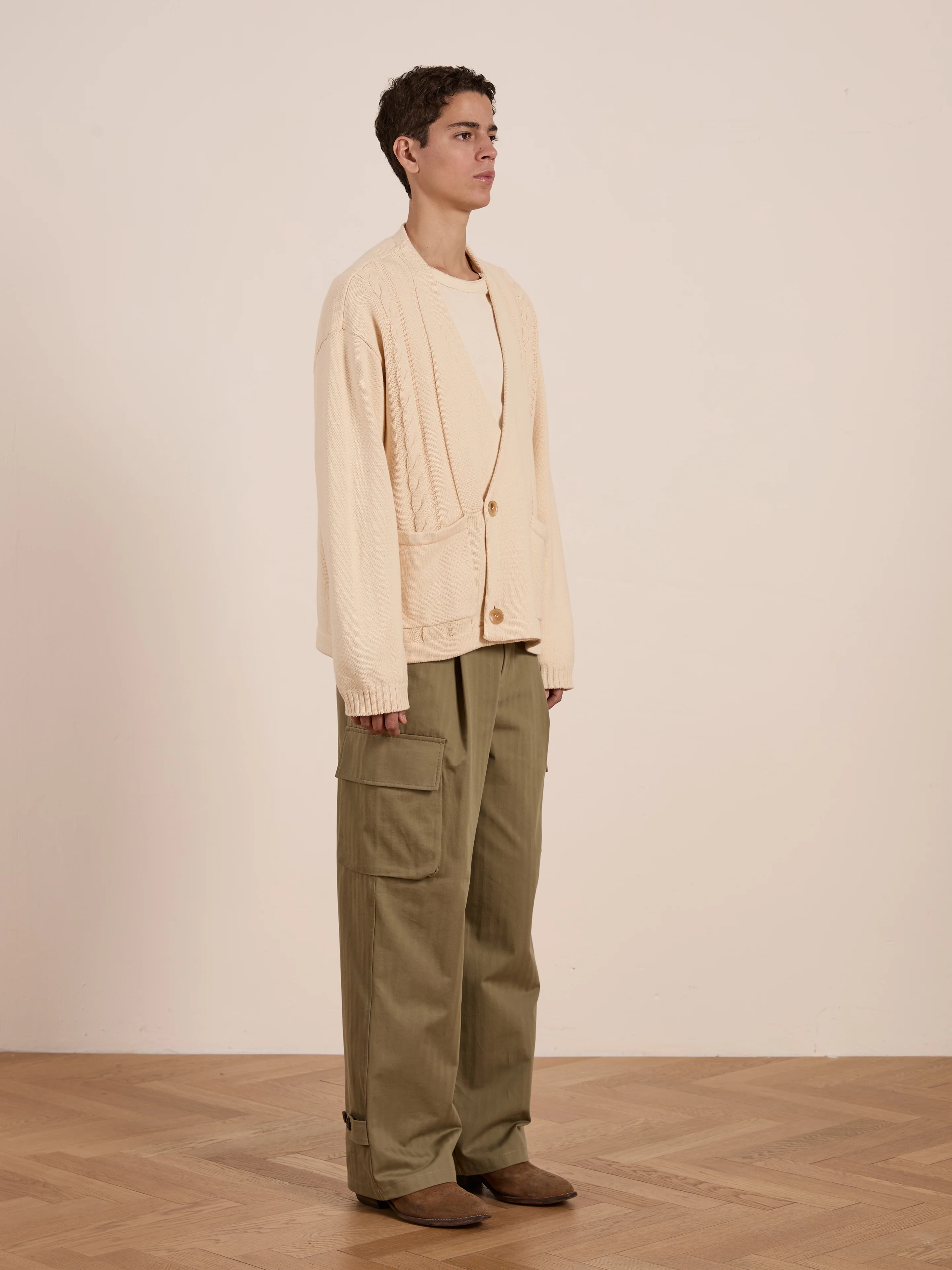Double Breasted Knit Cardigan - Image 16