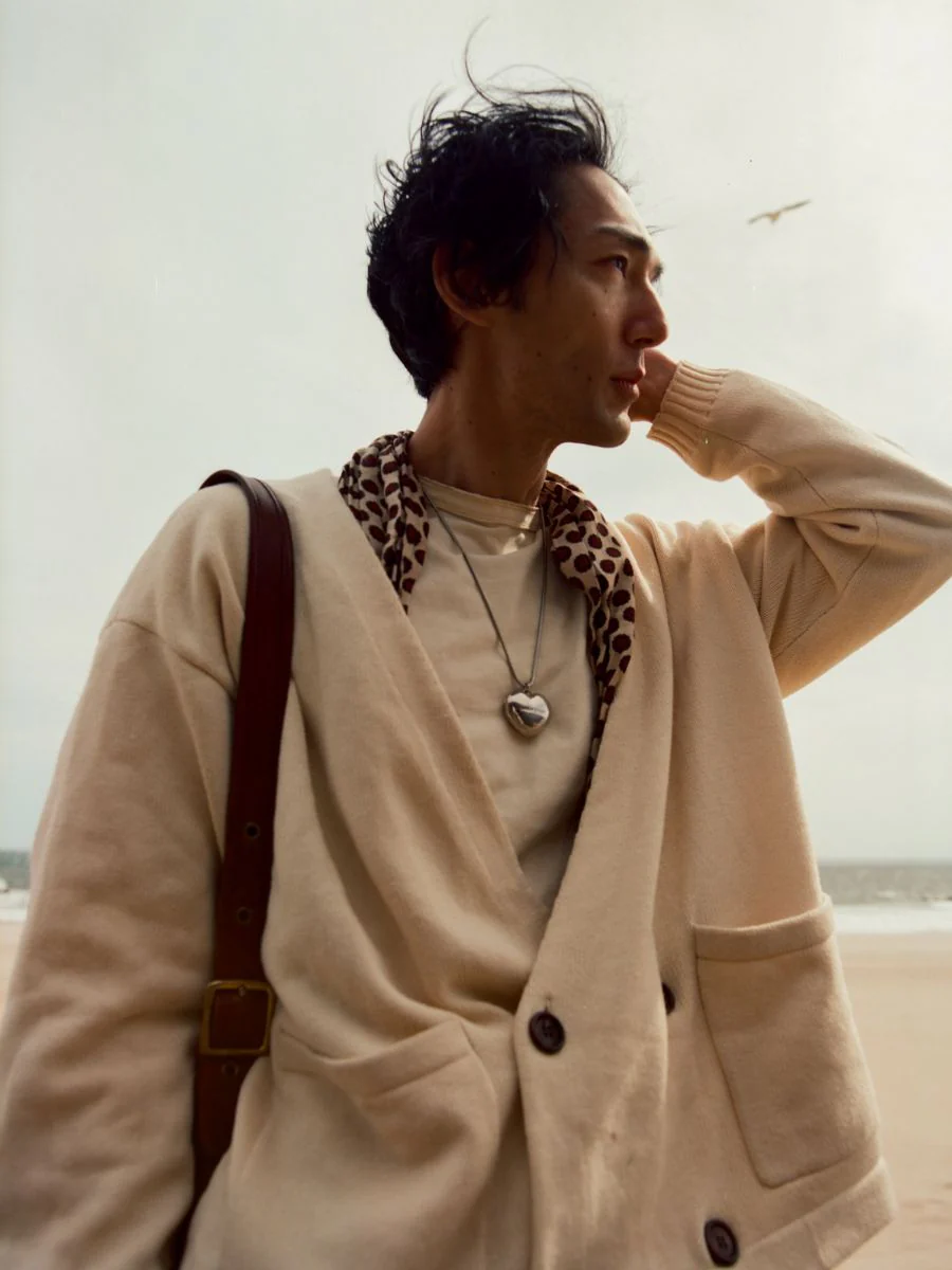 Double Breasted Knit Cardigan - Image 7