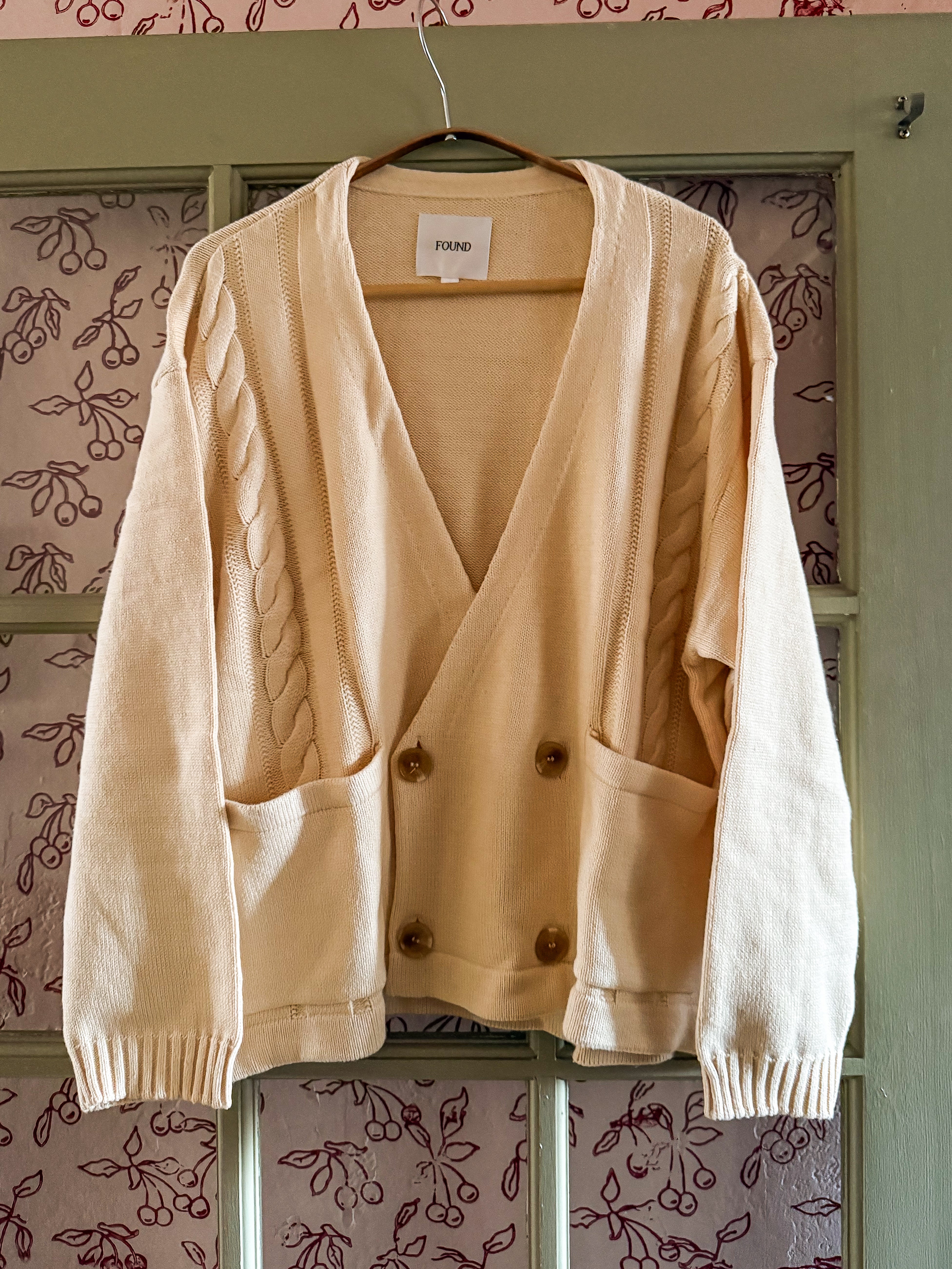 Double Breasted Knit Cardigan - Image 9