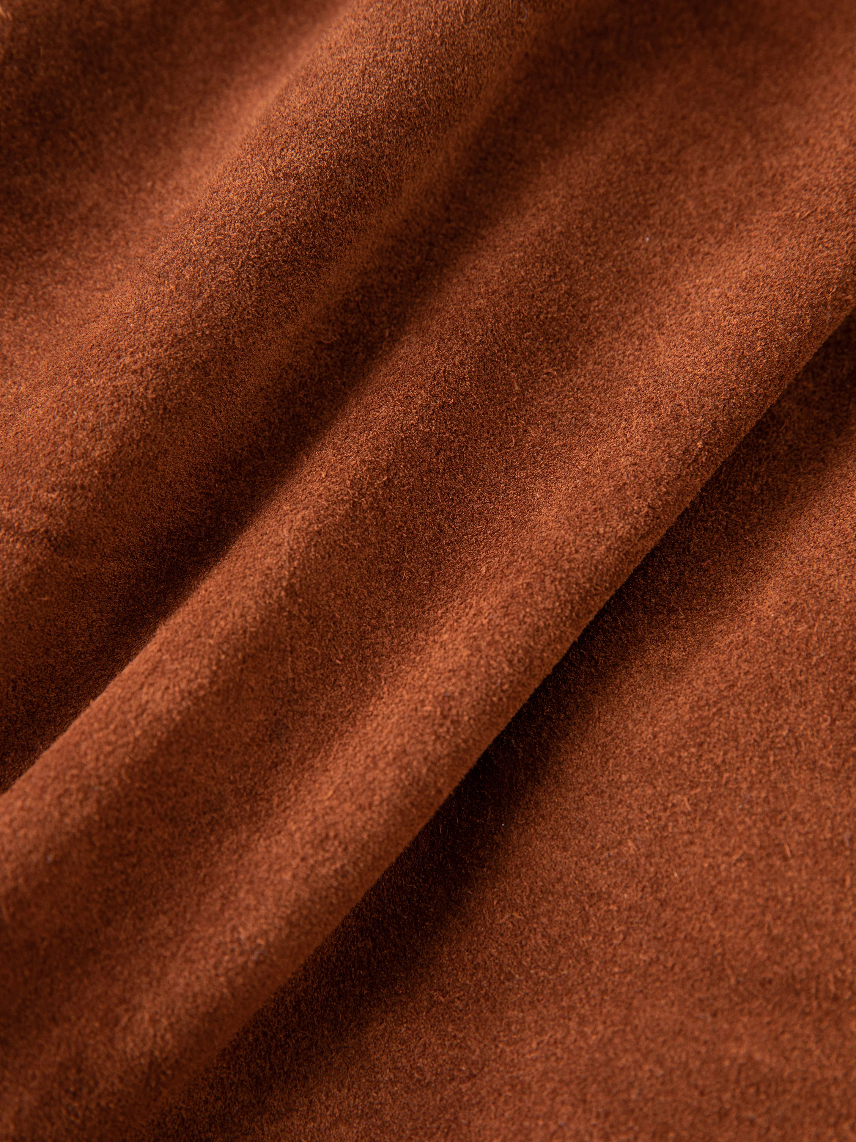 Double Breasted Suede Leather Jacket - Image 3