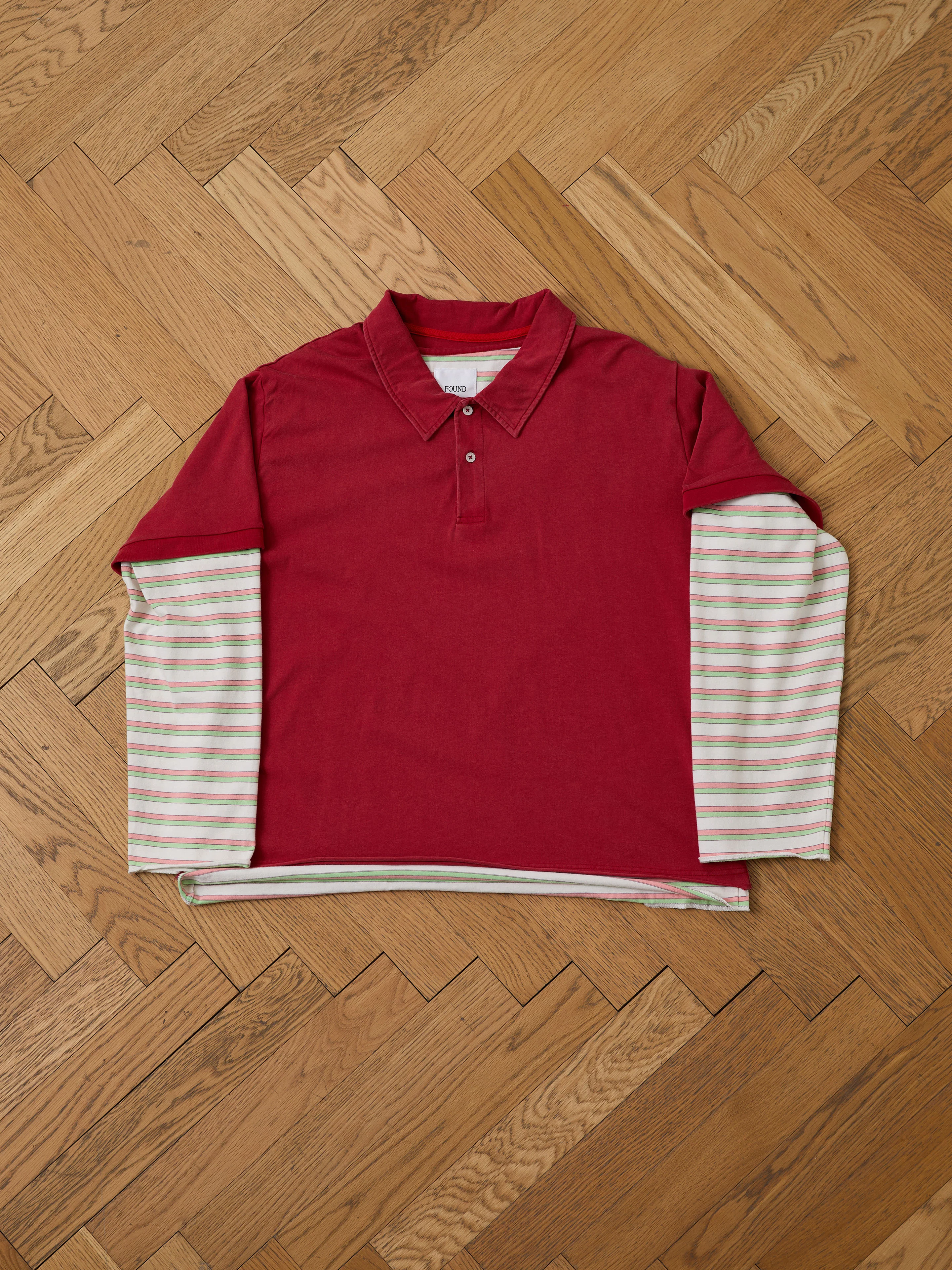 Double Layer Stripe Polo - Image 10