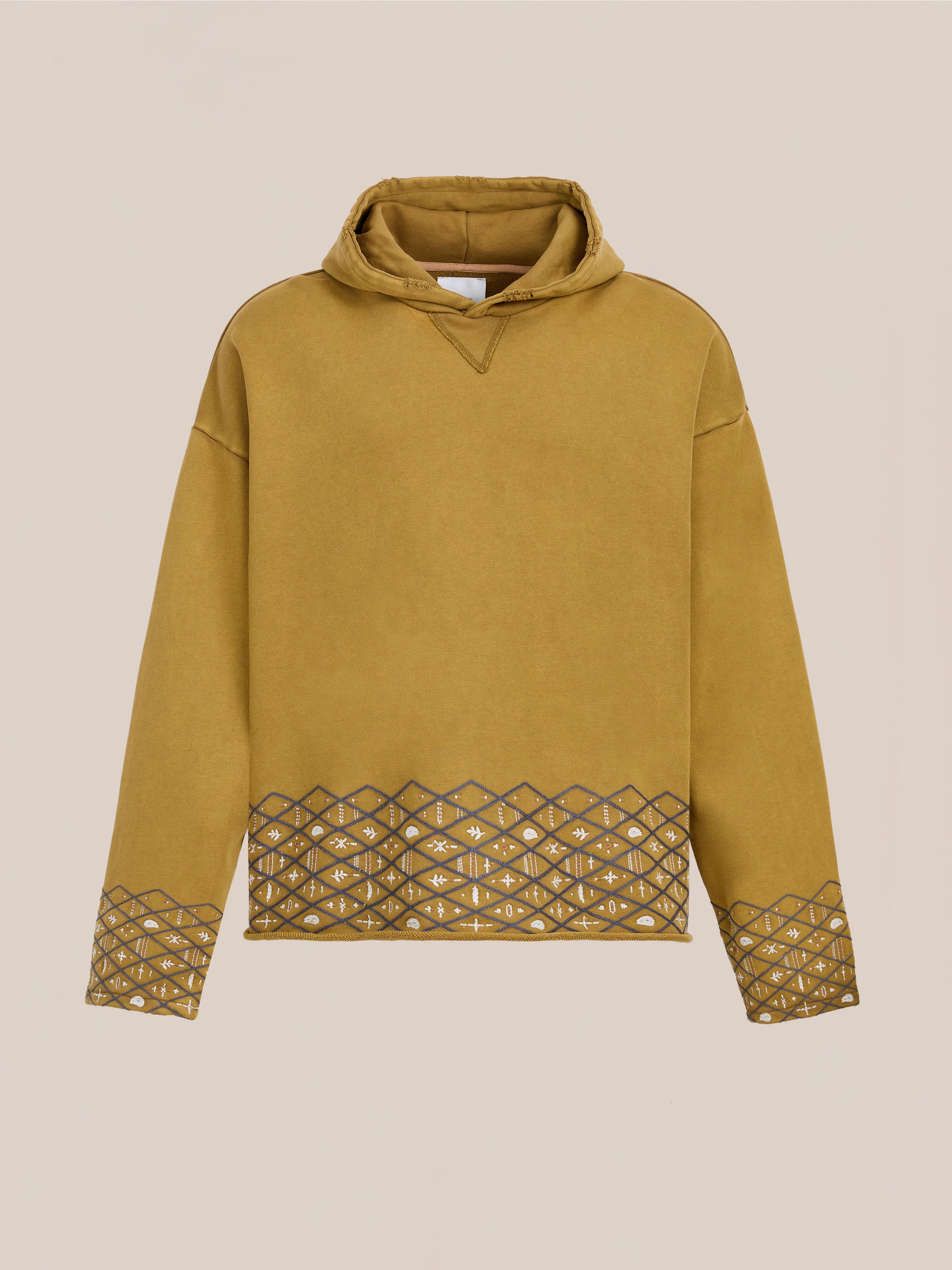 Embroidered Border Hoodie - Image 6