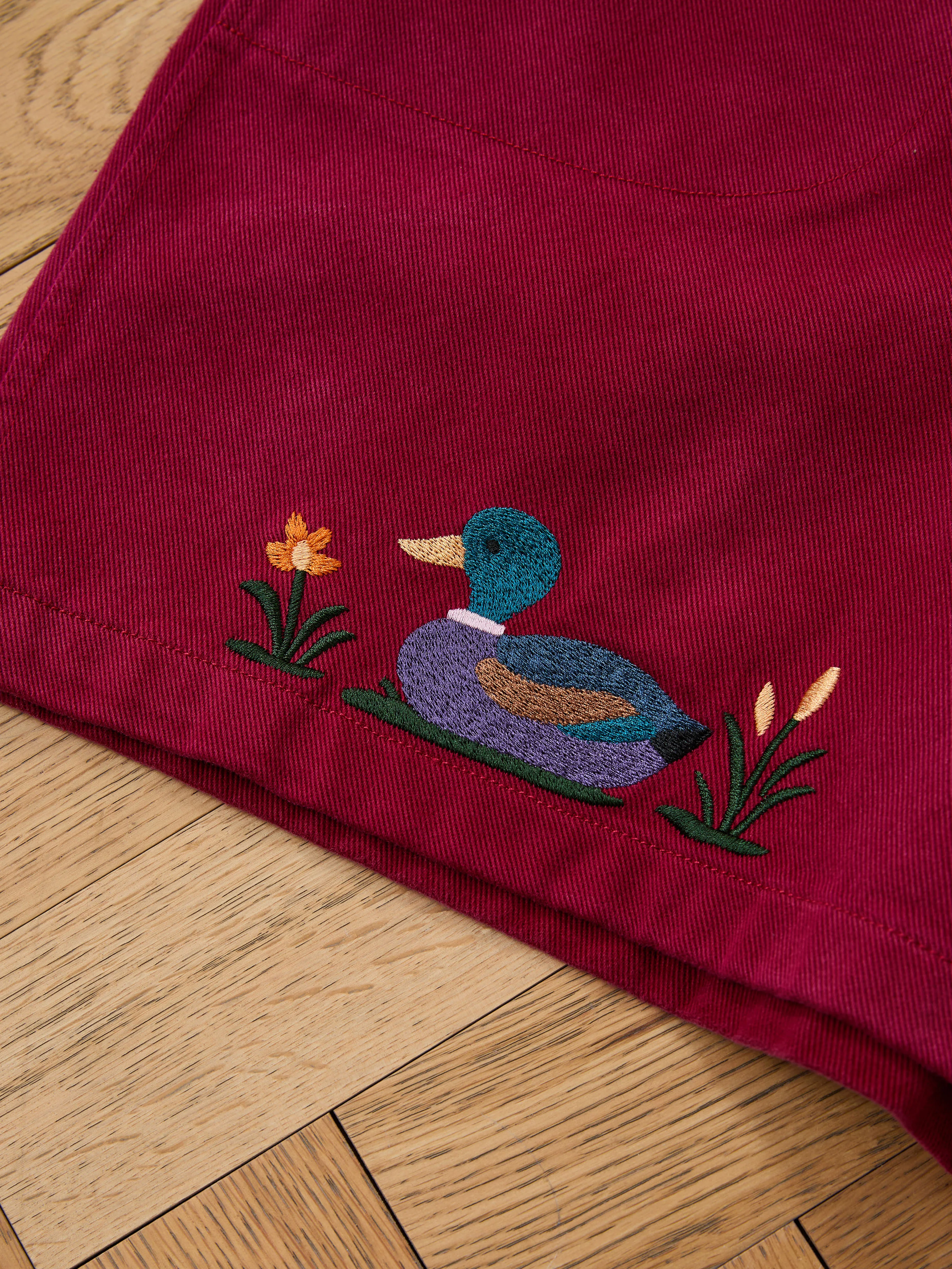 Embroidered Duck Shorts - Image 2