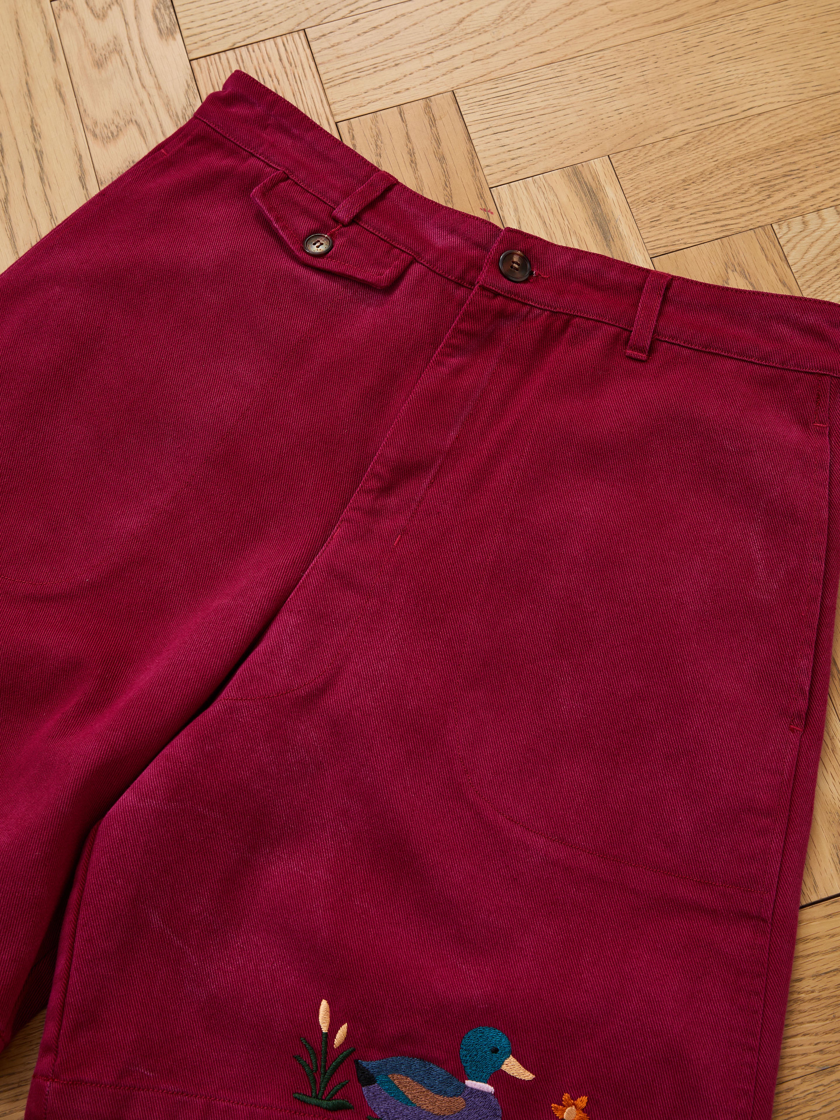 Embroidered Duck Shorts - Image 5