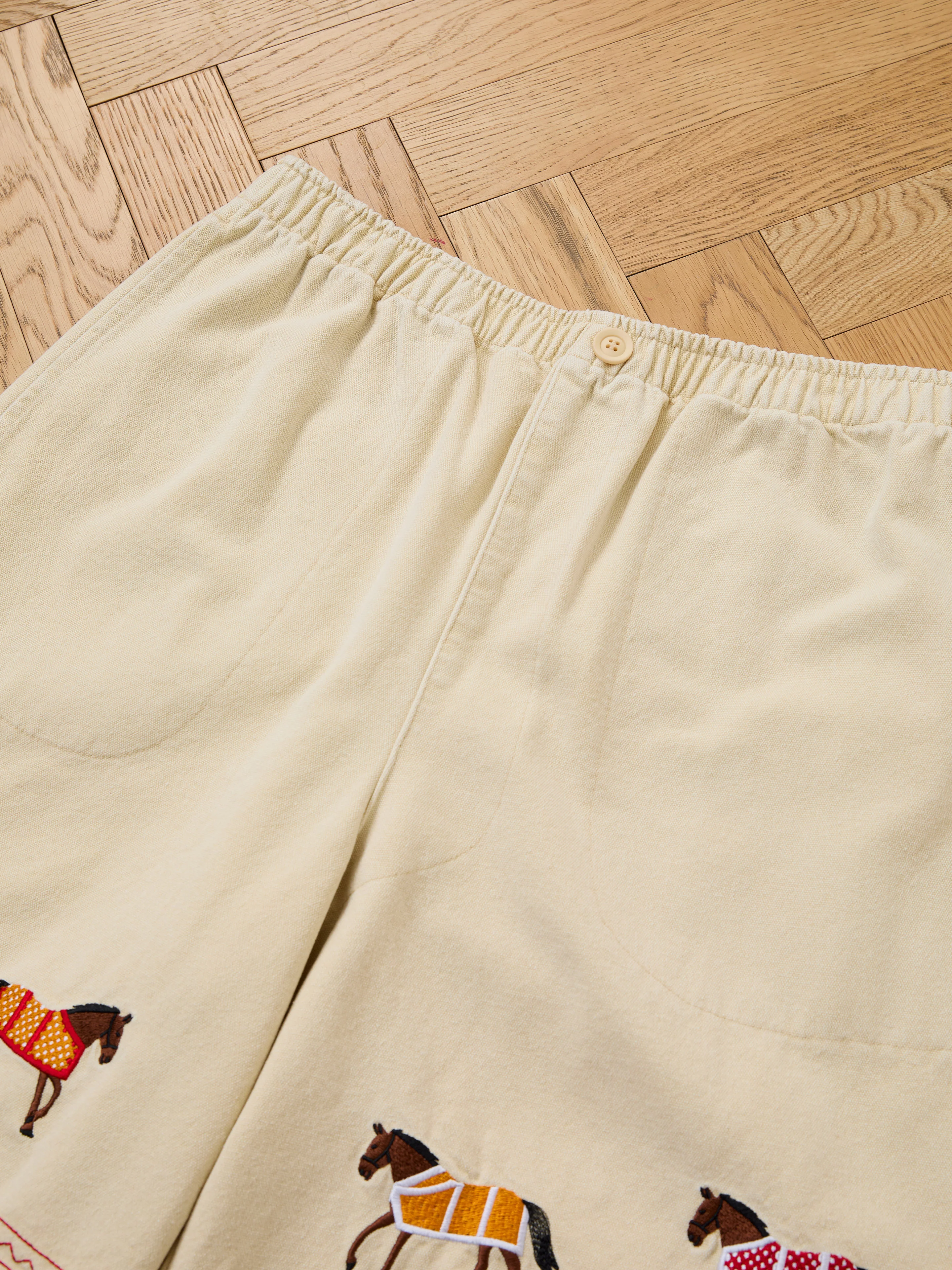Embroidered Horse Shorts - Image 6