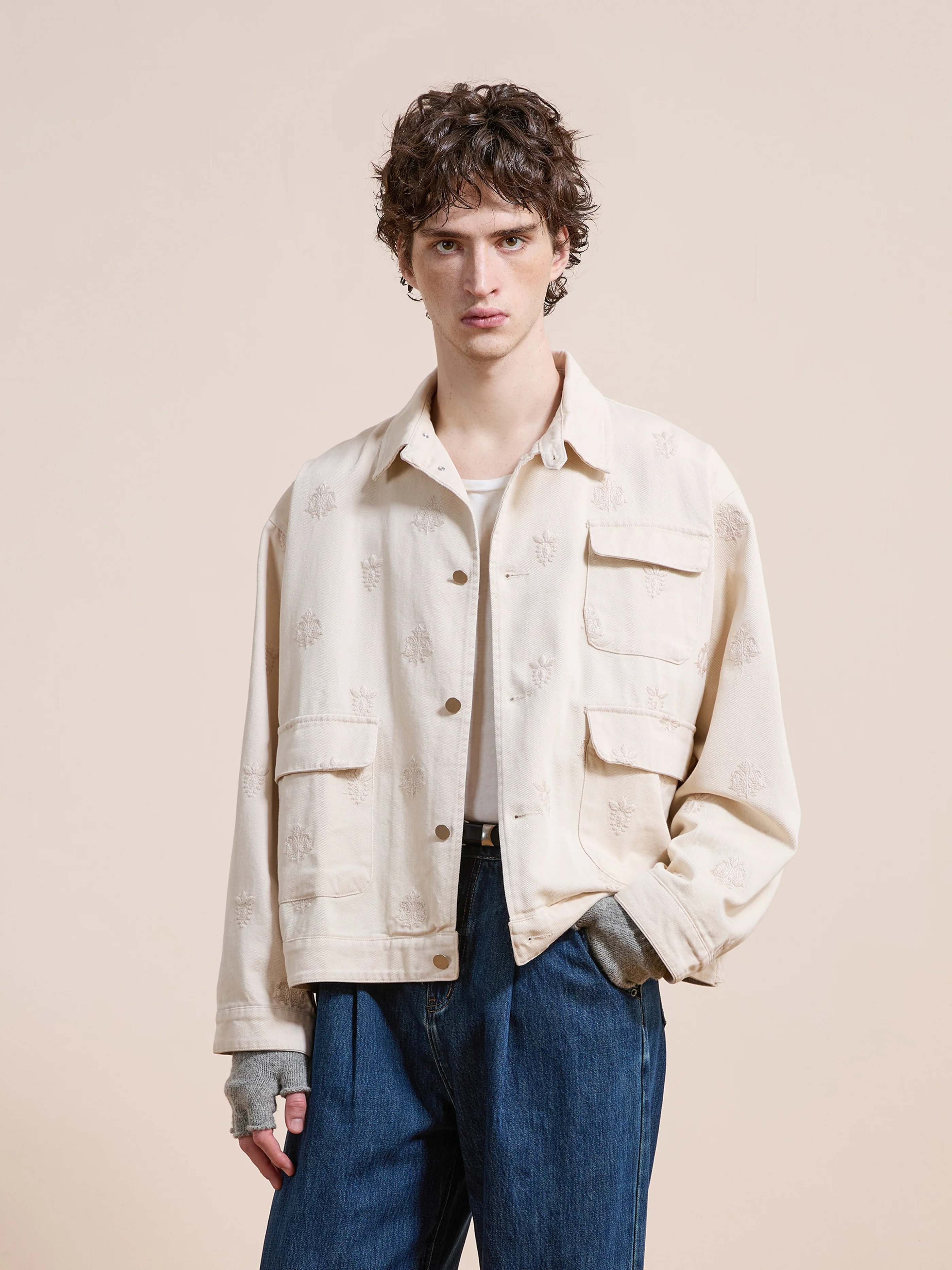 Embroidered Motif Jacket