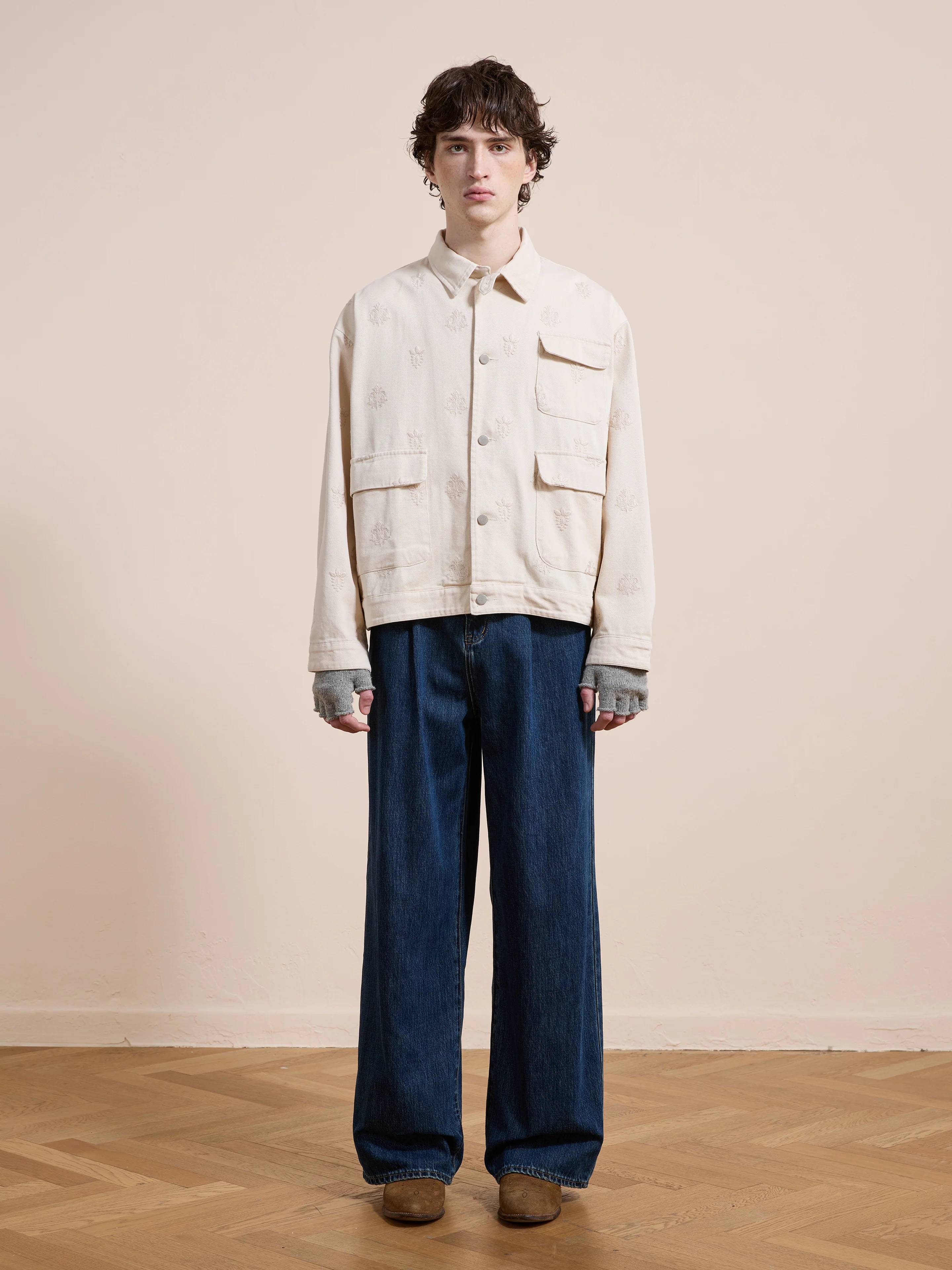 Embroidered Motif Jacket - Image 14