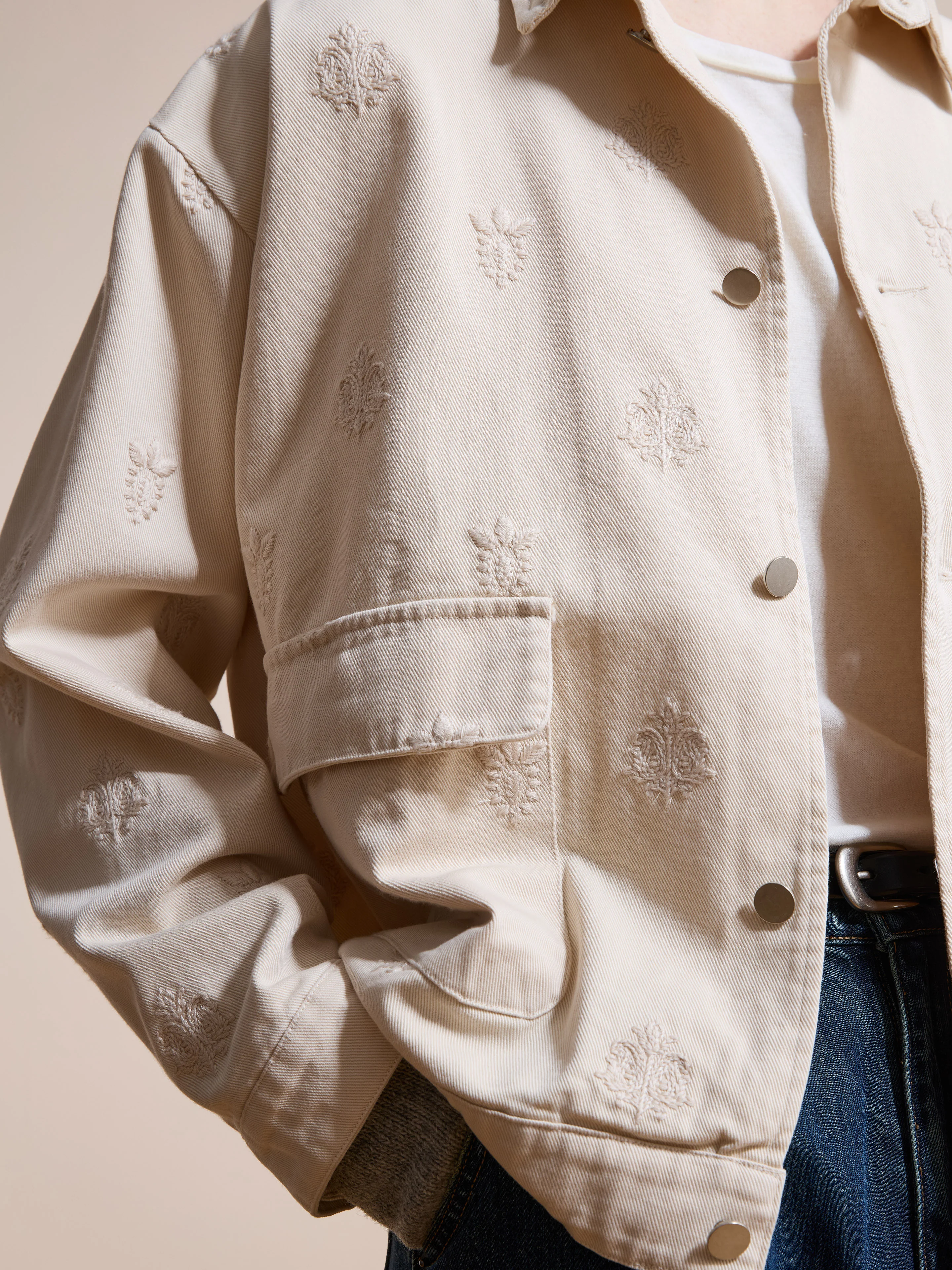 Embroidered Motif Jacket - Image 2