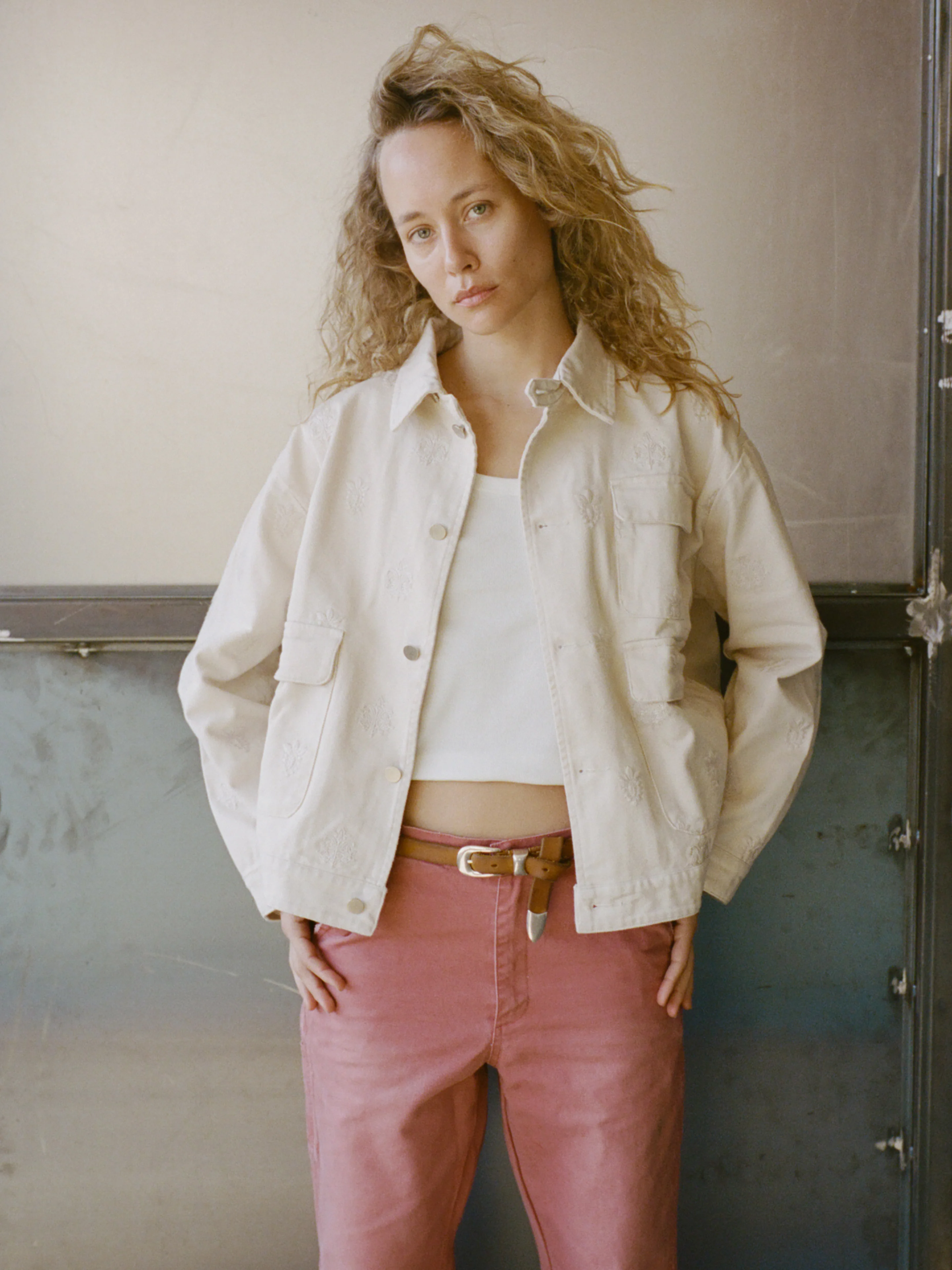 Embroidered Motif Jacket - Image 3