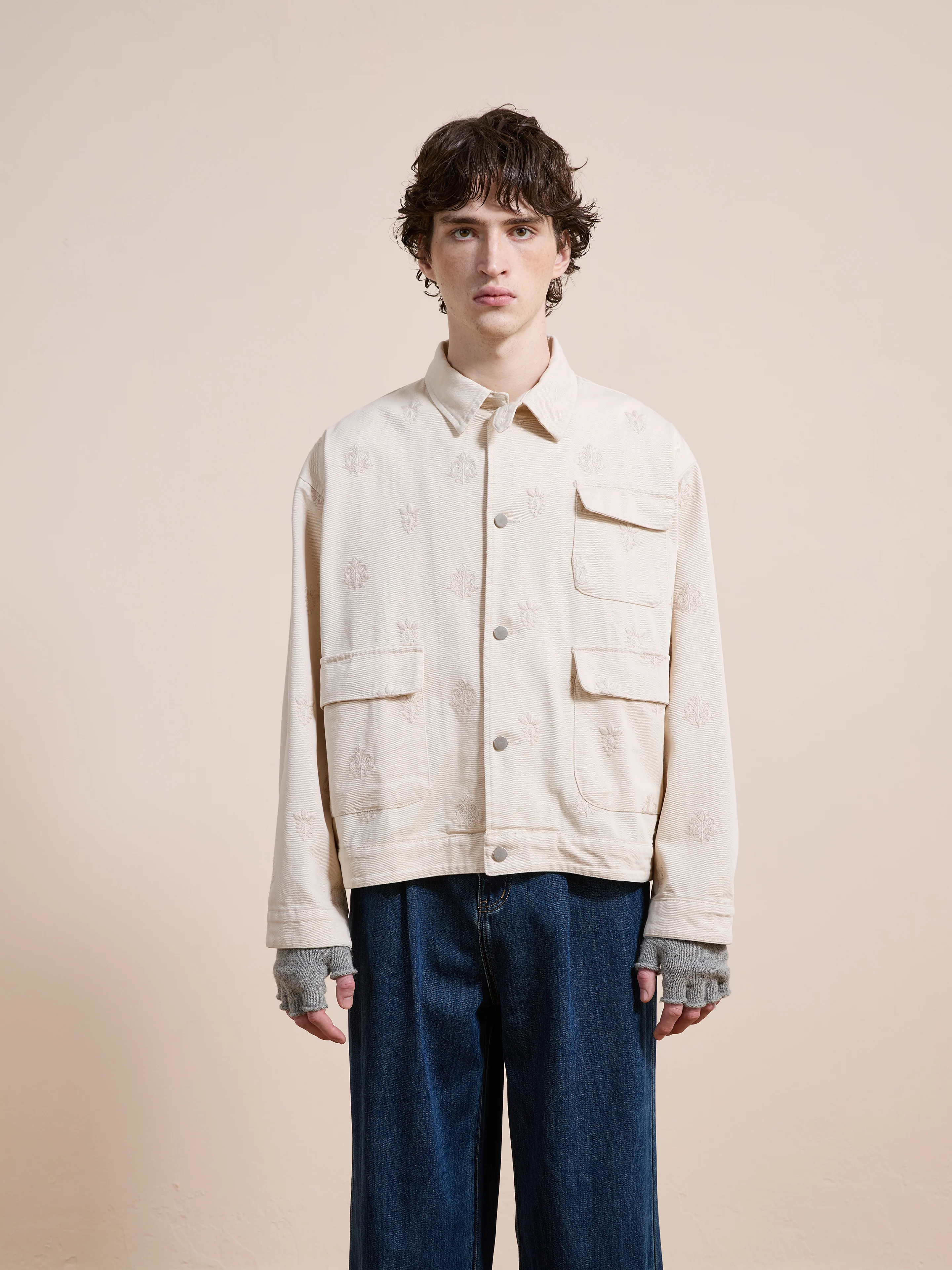 Embroidered Motif Jacket - Image 5