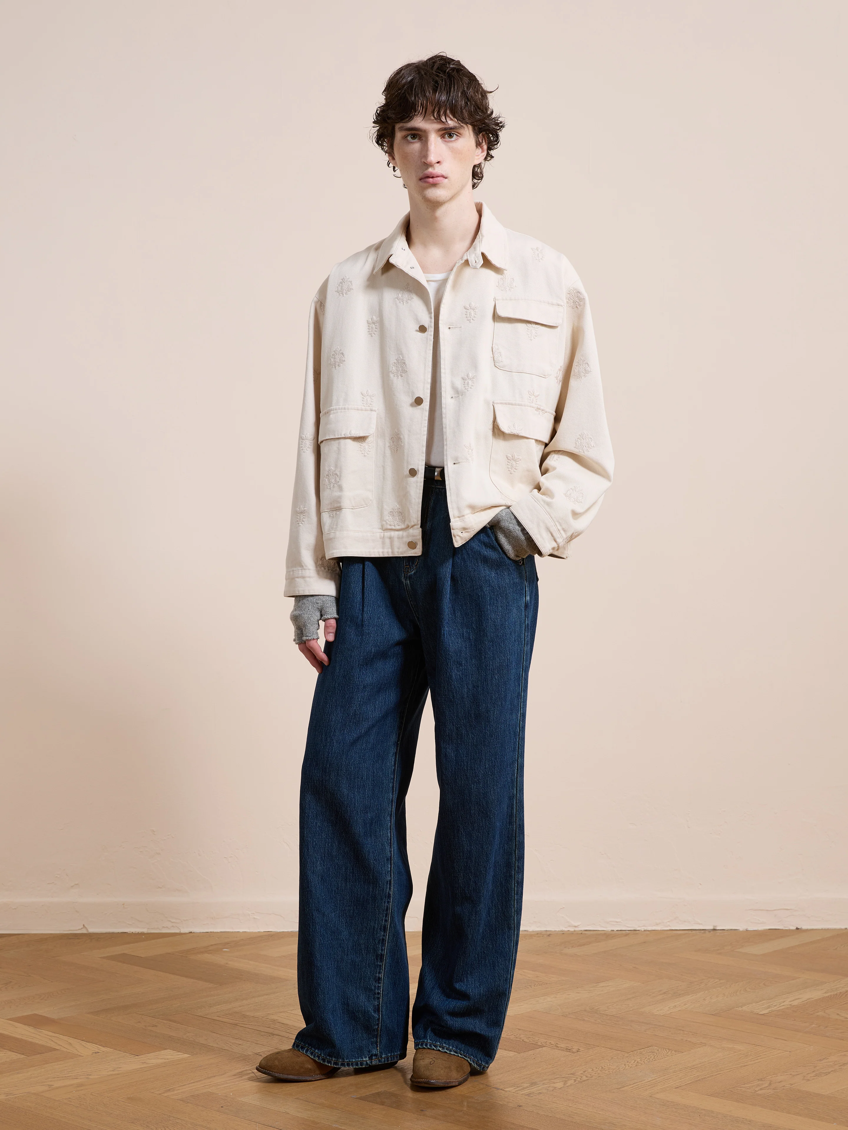 Embroidered Motif Jacket - Image 8