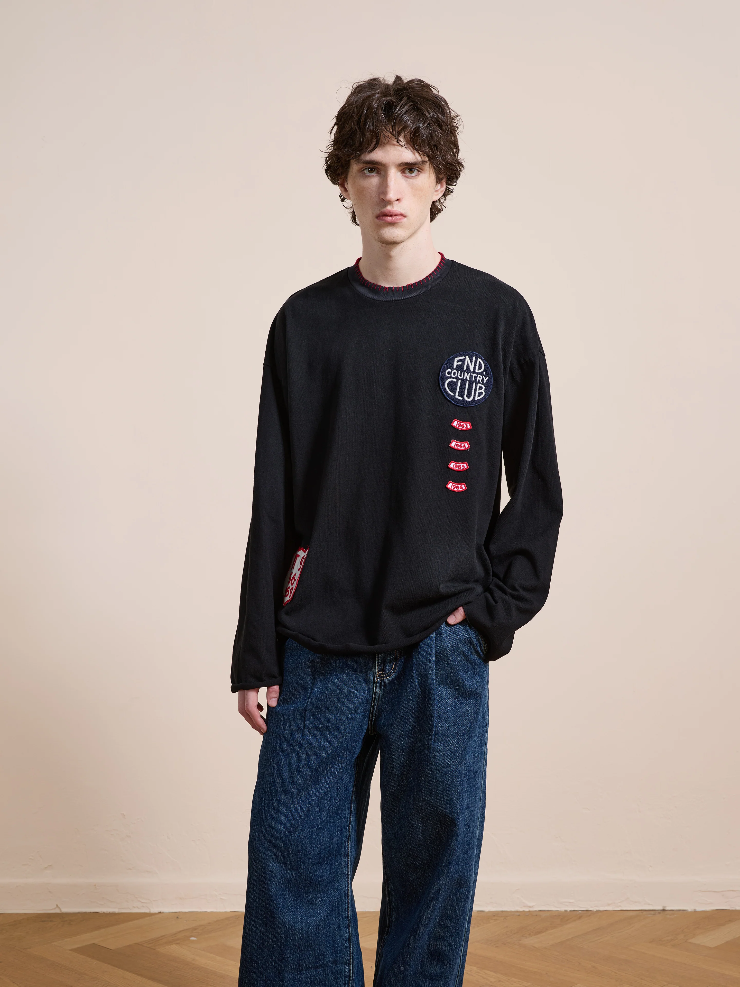 Embroidered Patches LS Tee