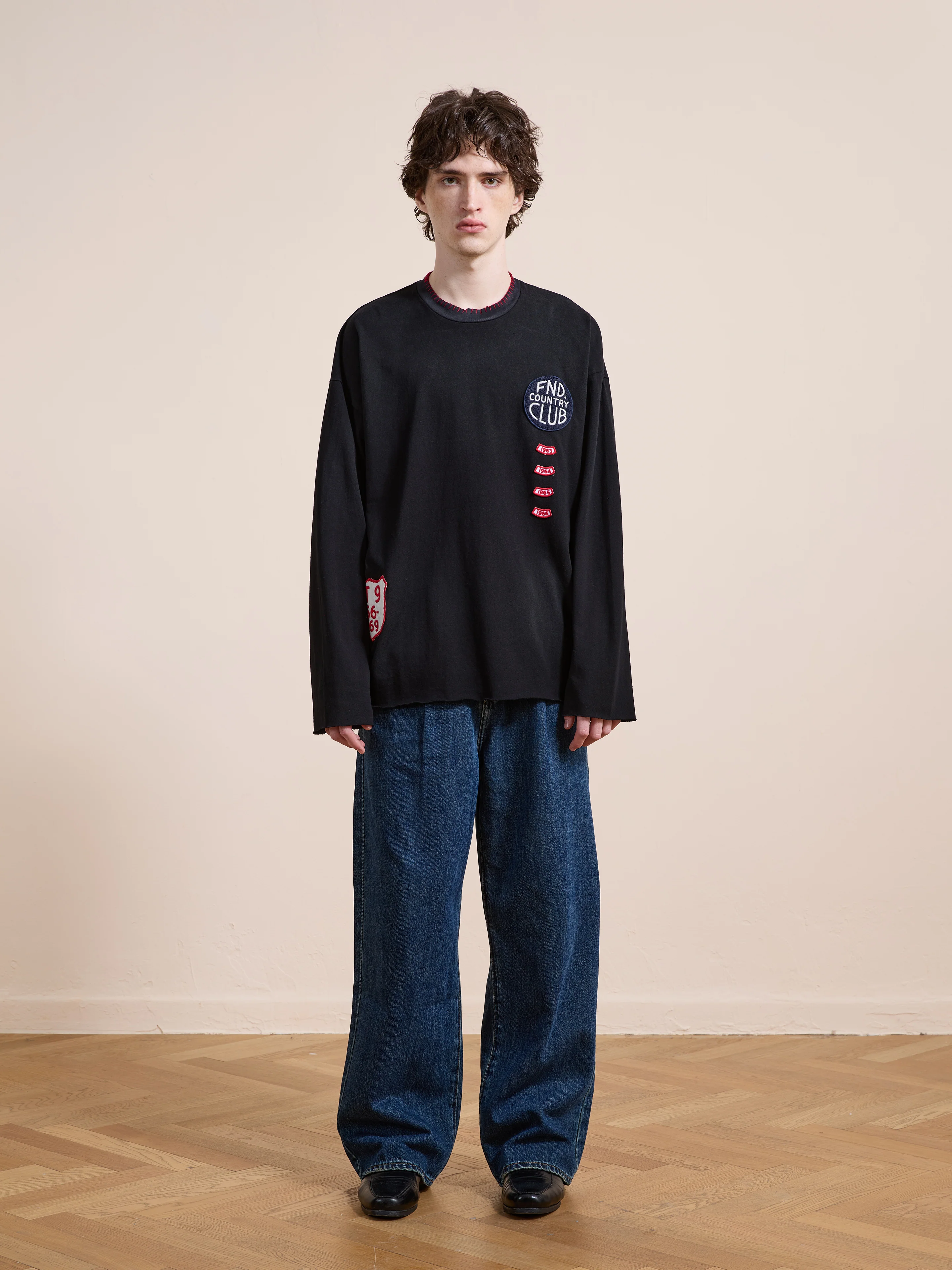 Embroidered Patches LS Tee - Image 3