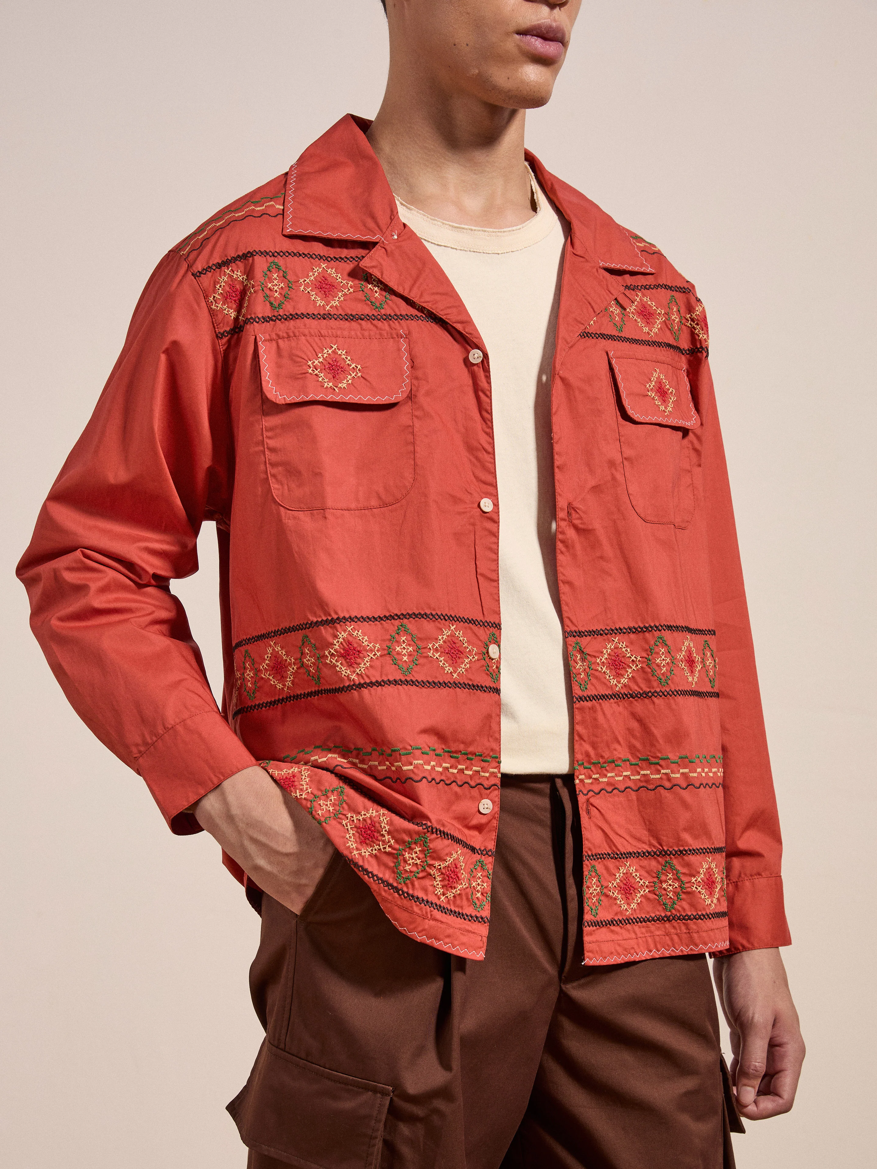 Embroidered Western Button Up - Image 2