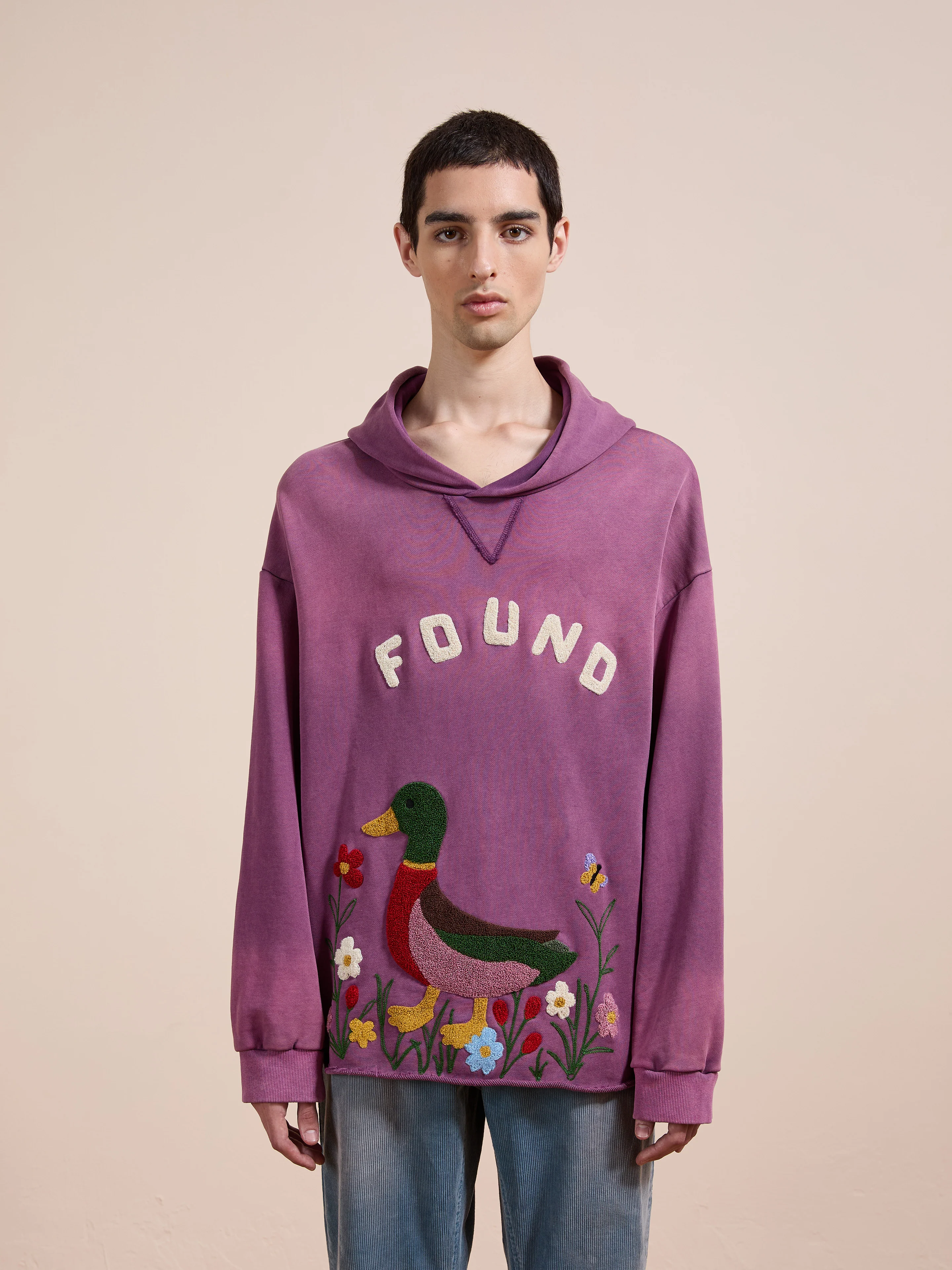 Embroidered Wildlife Hoodie