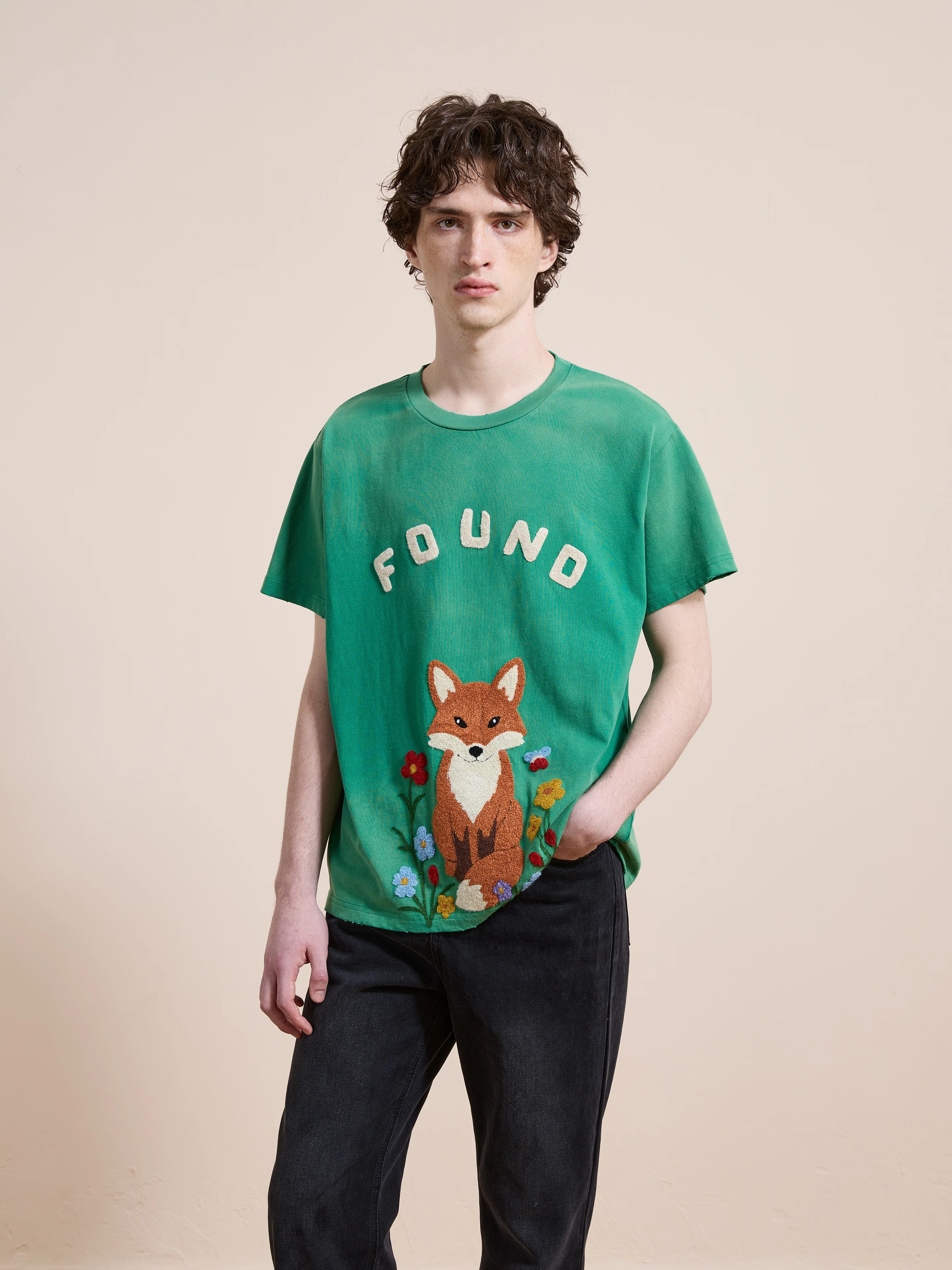 Embroidered Wildlife Tee