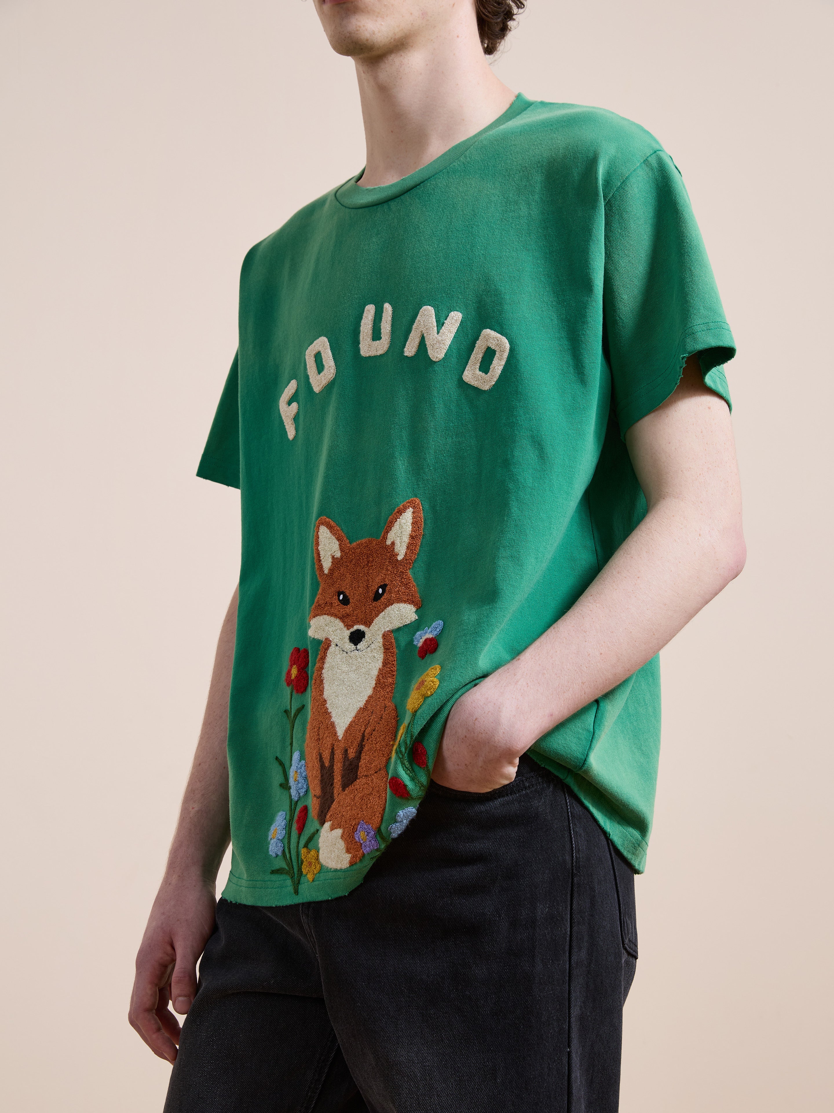 Embroidered Wildlife Tee - Image 6