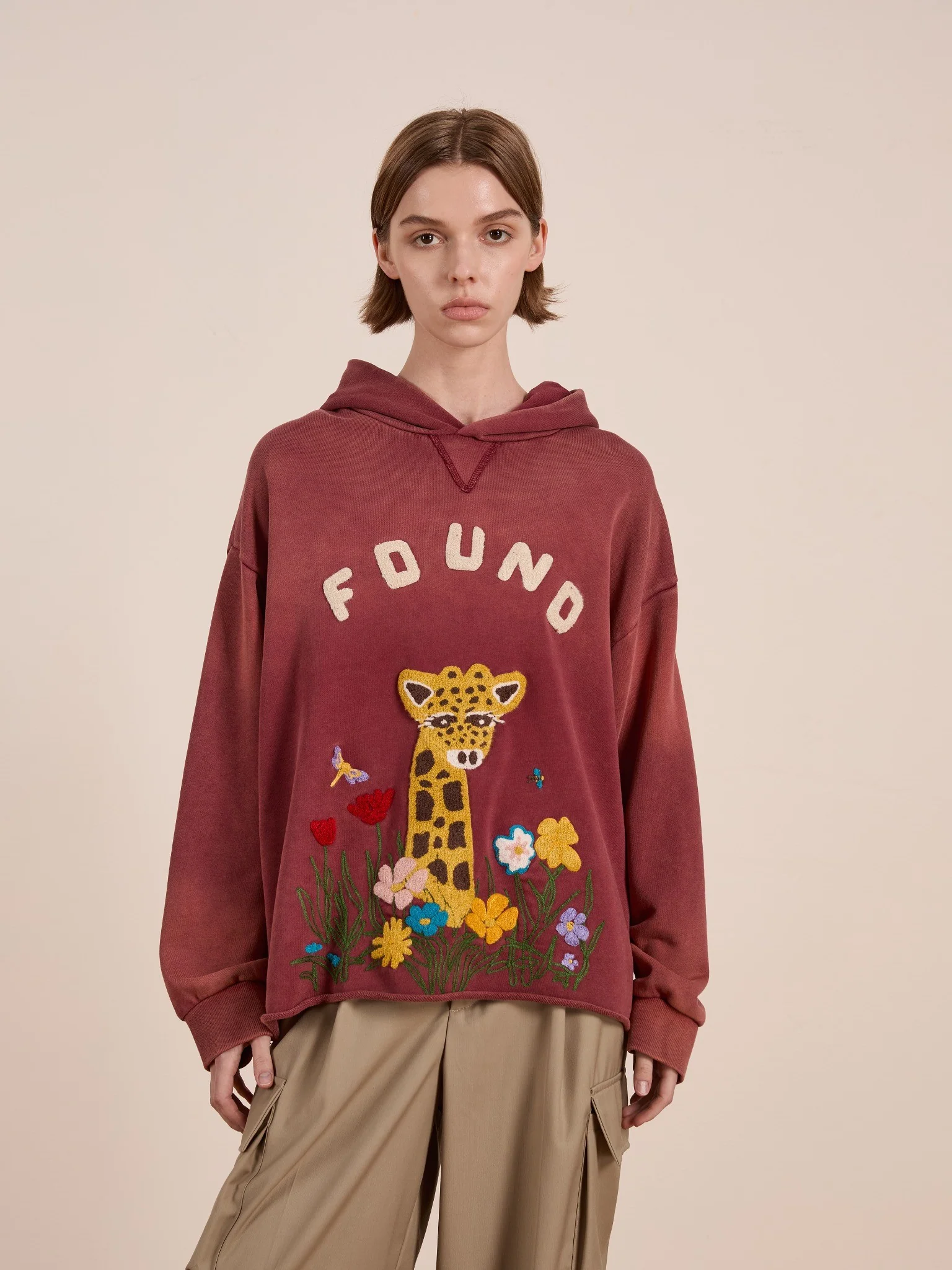 Embroidered Wildlife Hoodie - Image 10