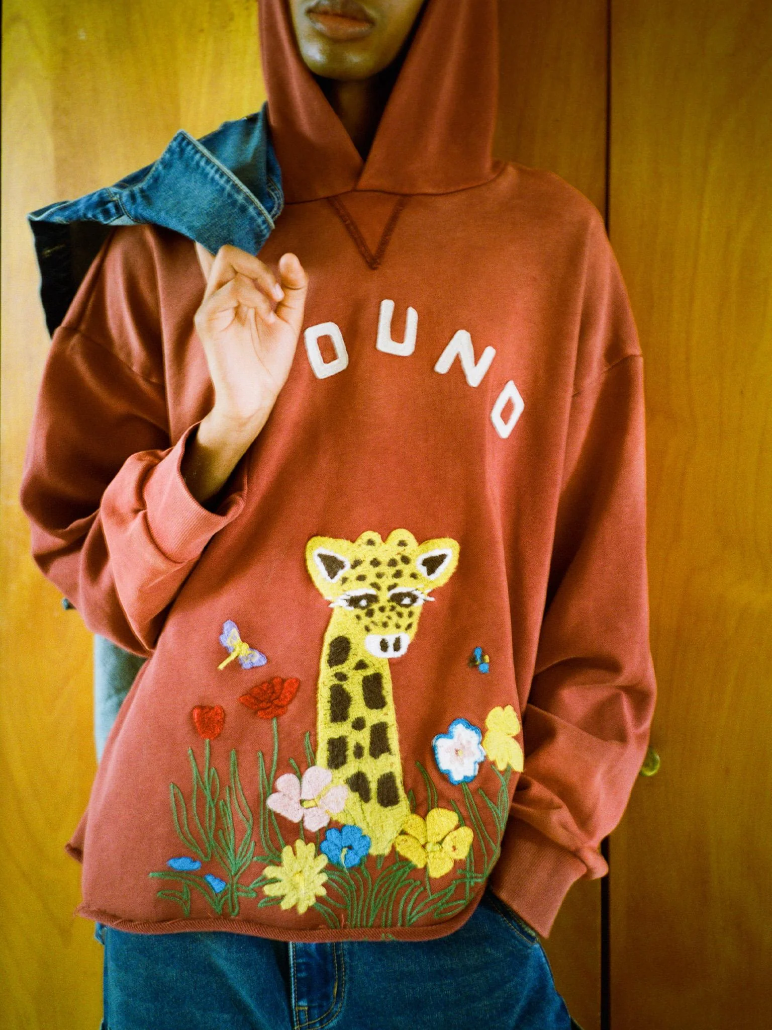 Embroidered Wildlife Hoodie - Image 2