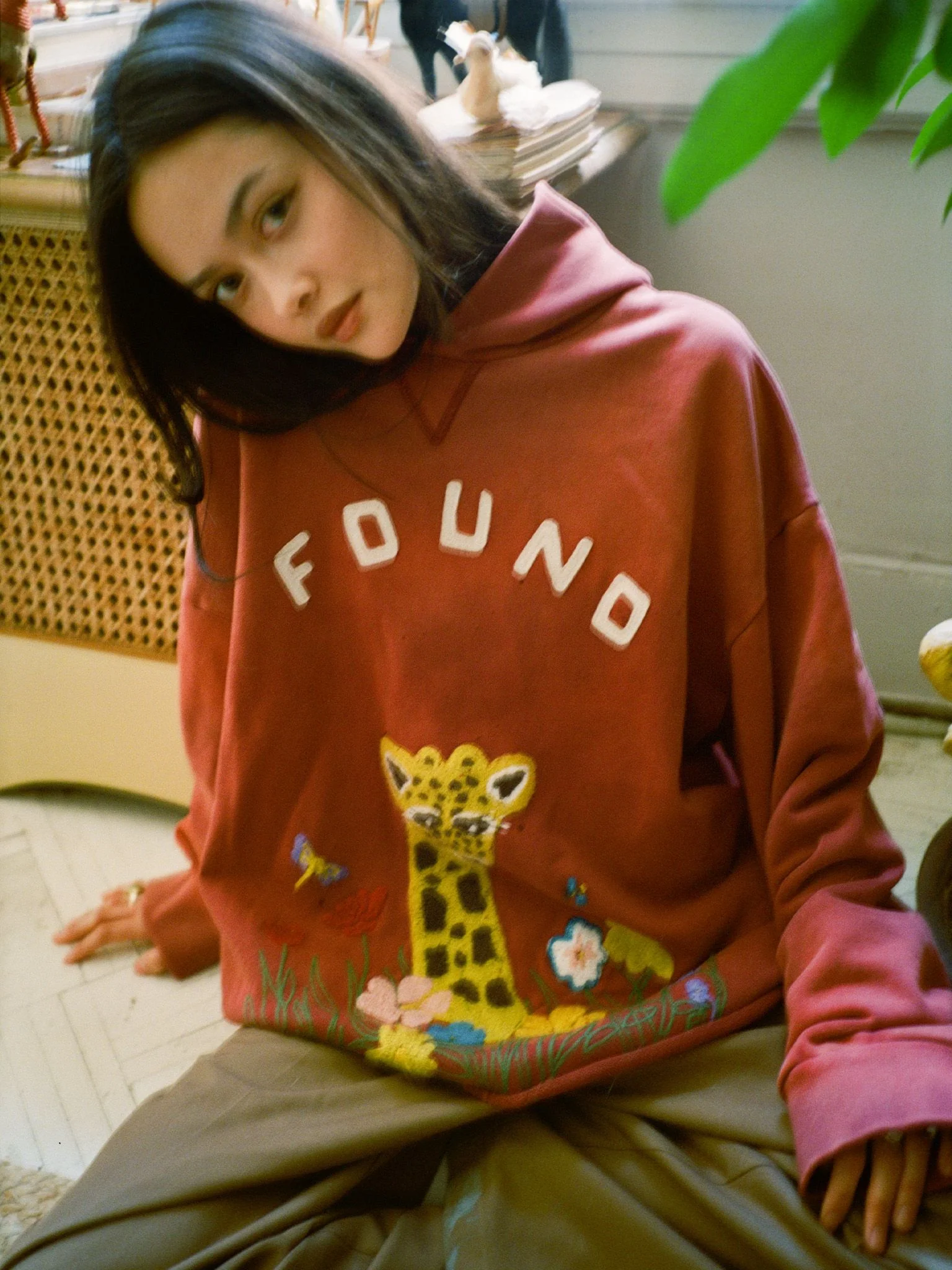 Embroidered Wildlife Hoodie - Image 5