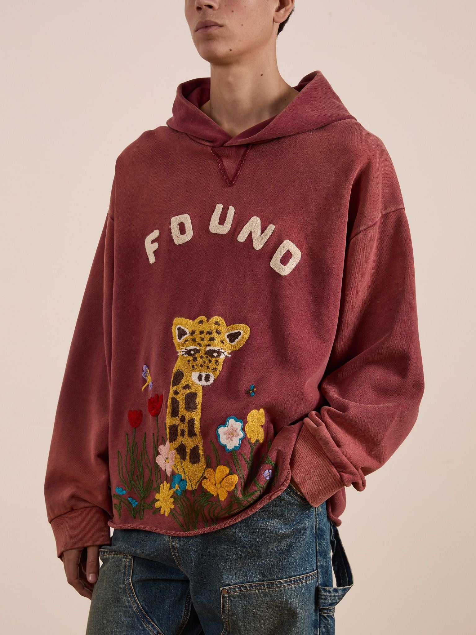Embroidered Wildlife Hoodie - Image 6