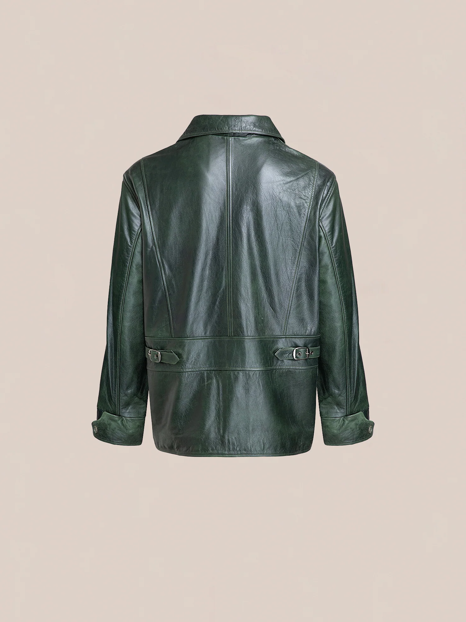 Leather Field Jacket - Image 8