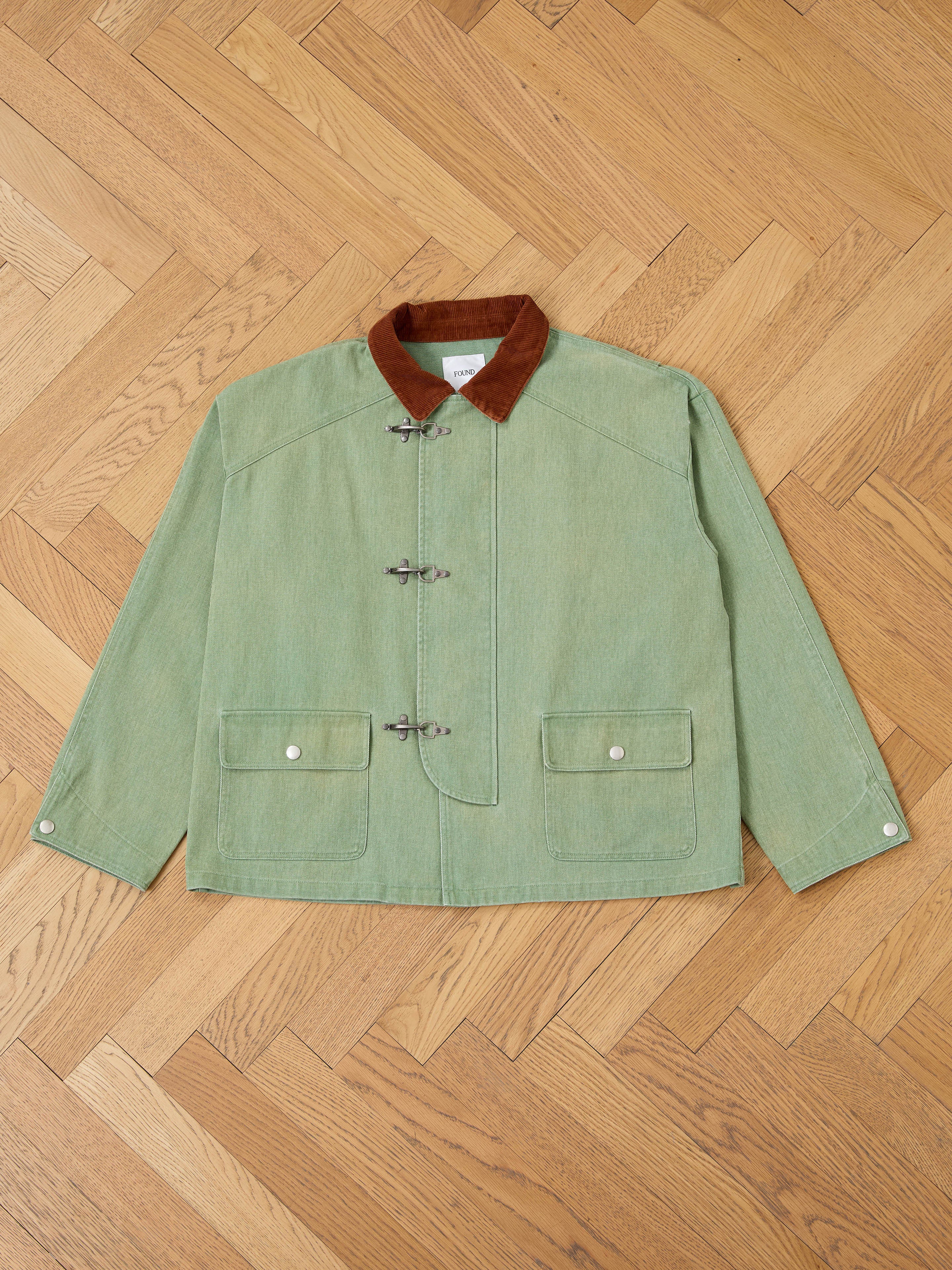 Washed Fireman Clasp Workshop Jacket - Image 7