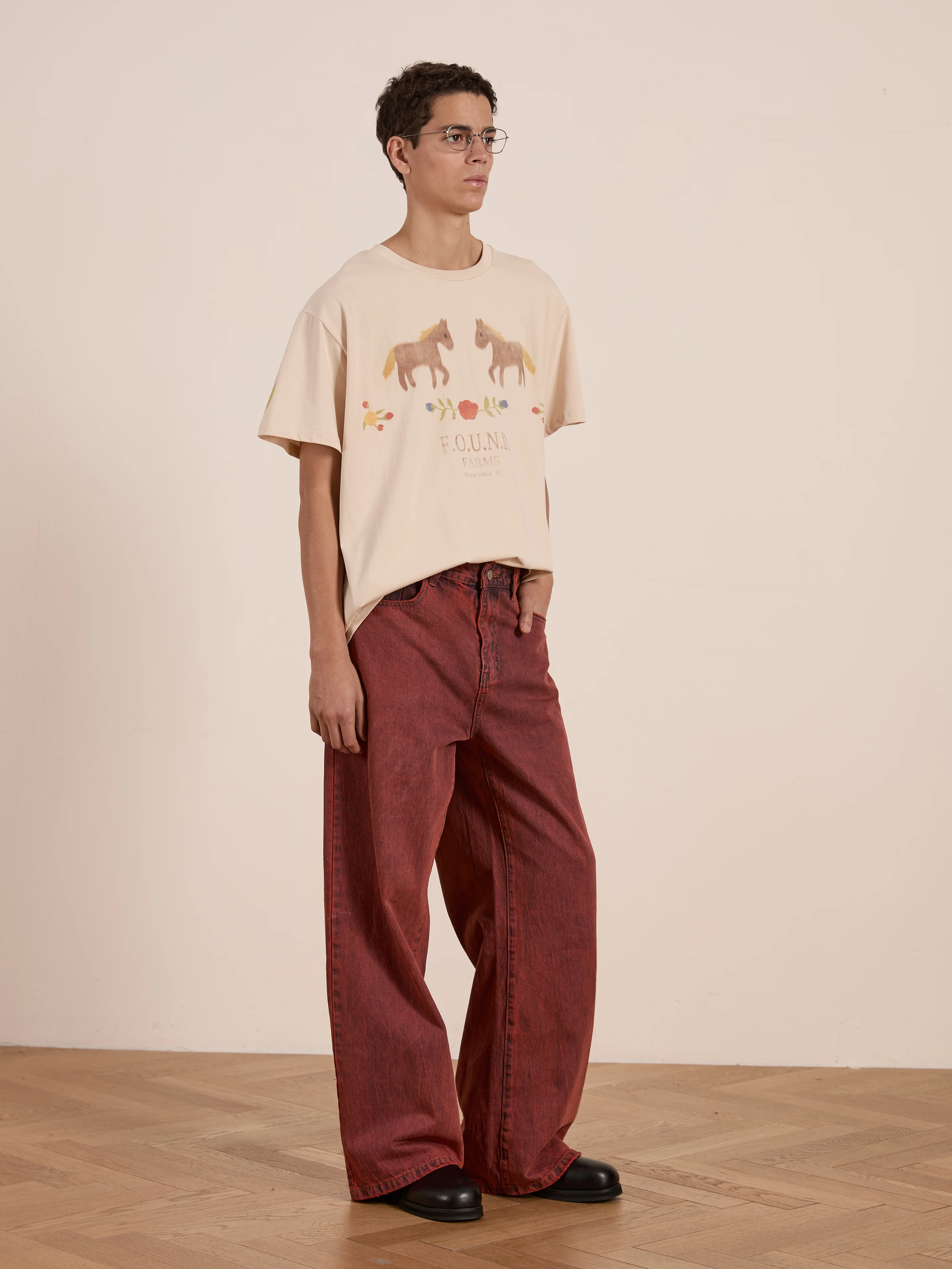 Floral Horse Farm Tee - Image 10