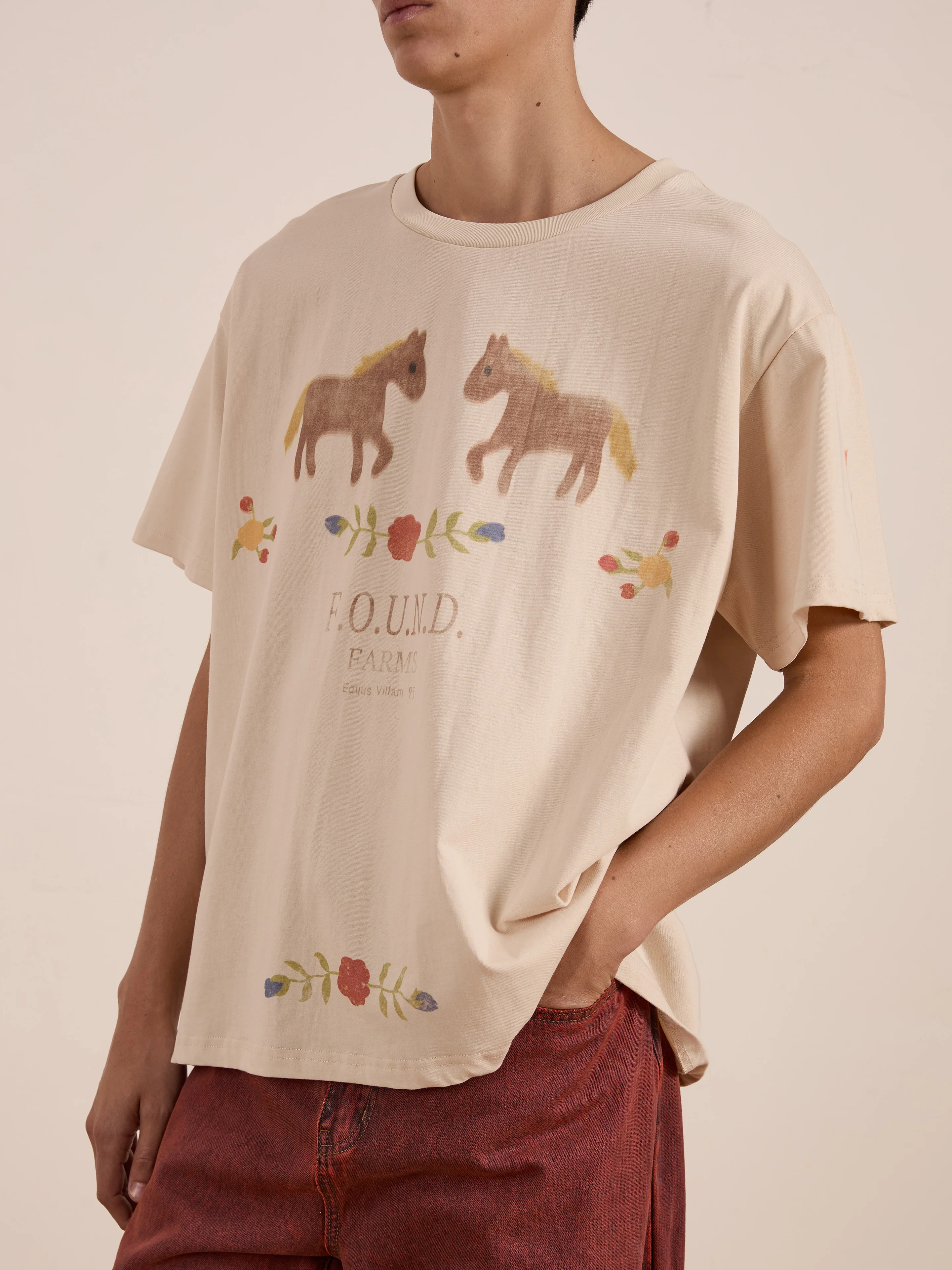 Floral Horse Farm Tee - Image 2