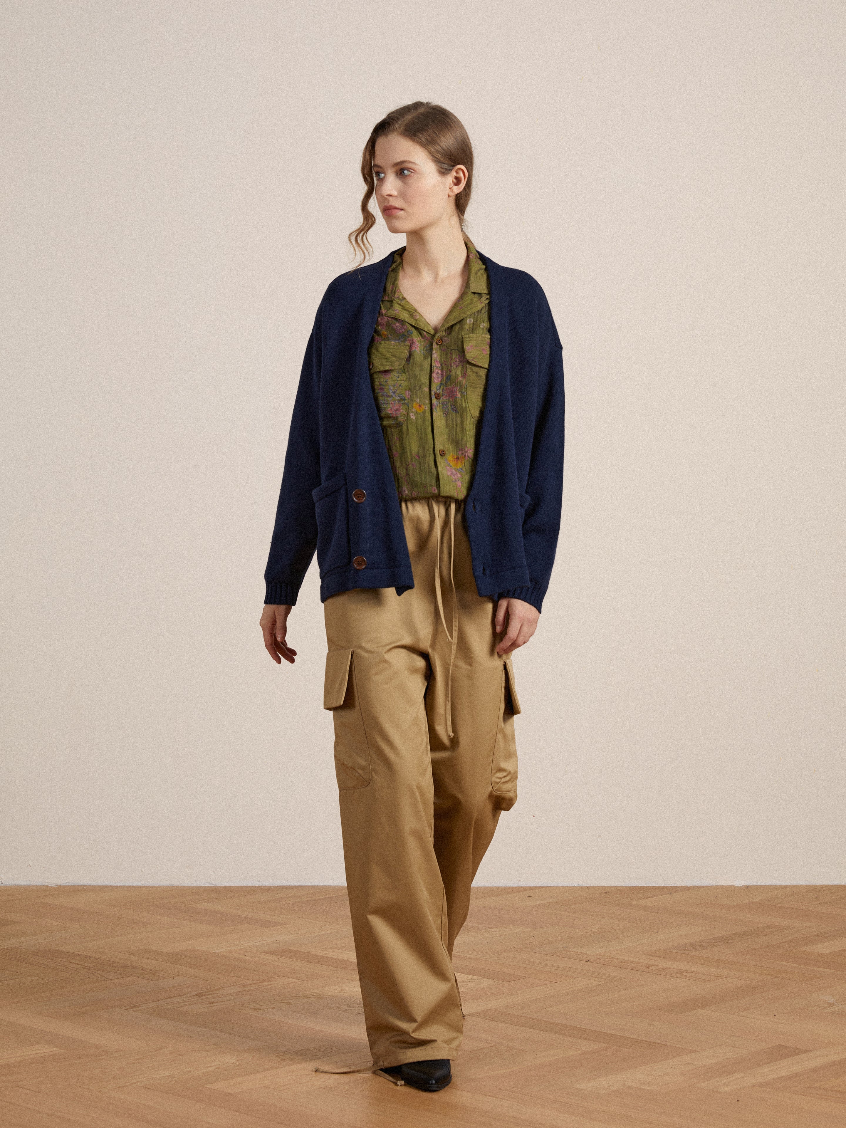 Floral Moss LS Camp Shirt - Image 7