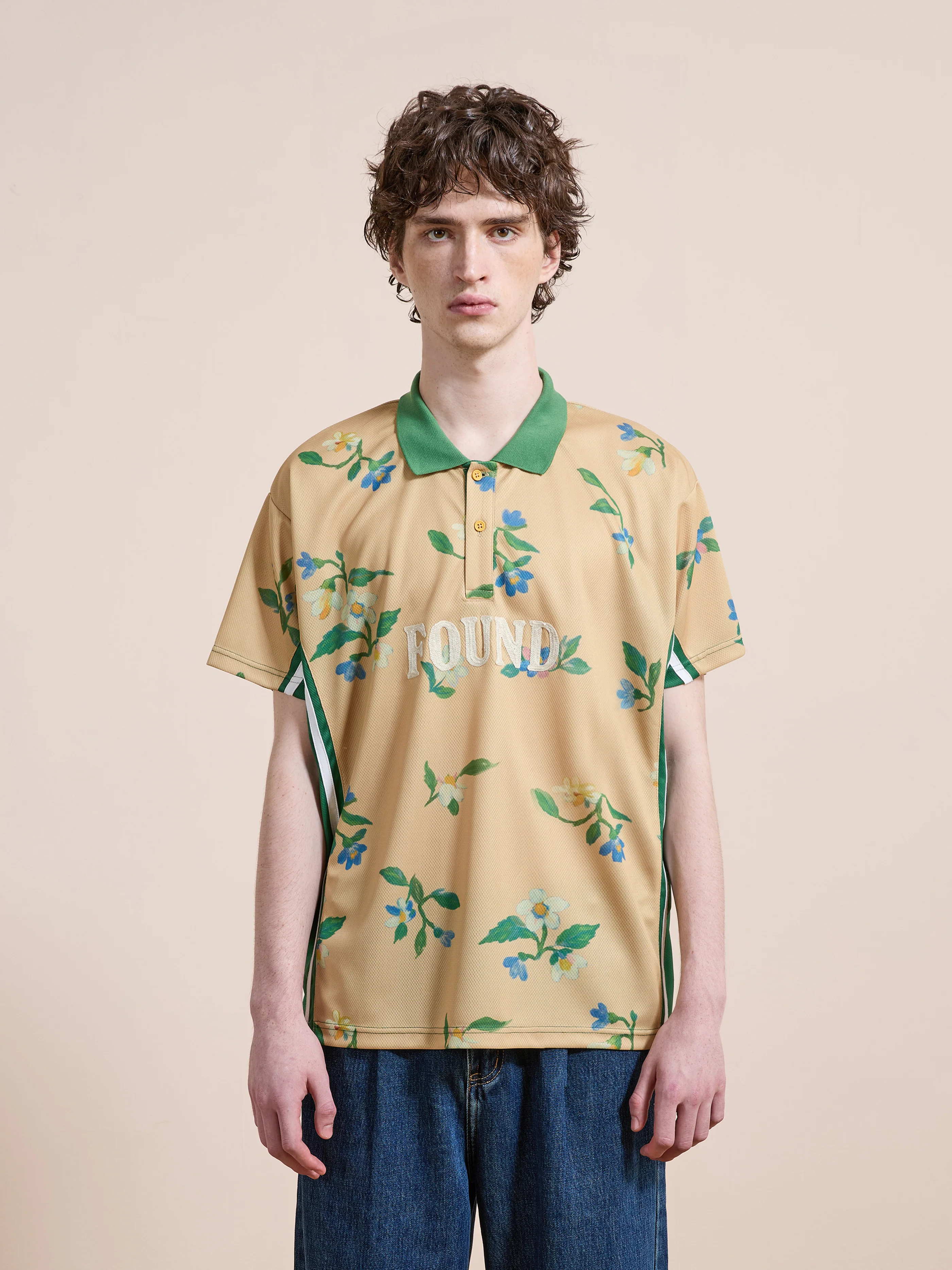 Floral Polo Jersey