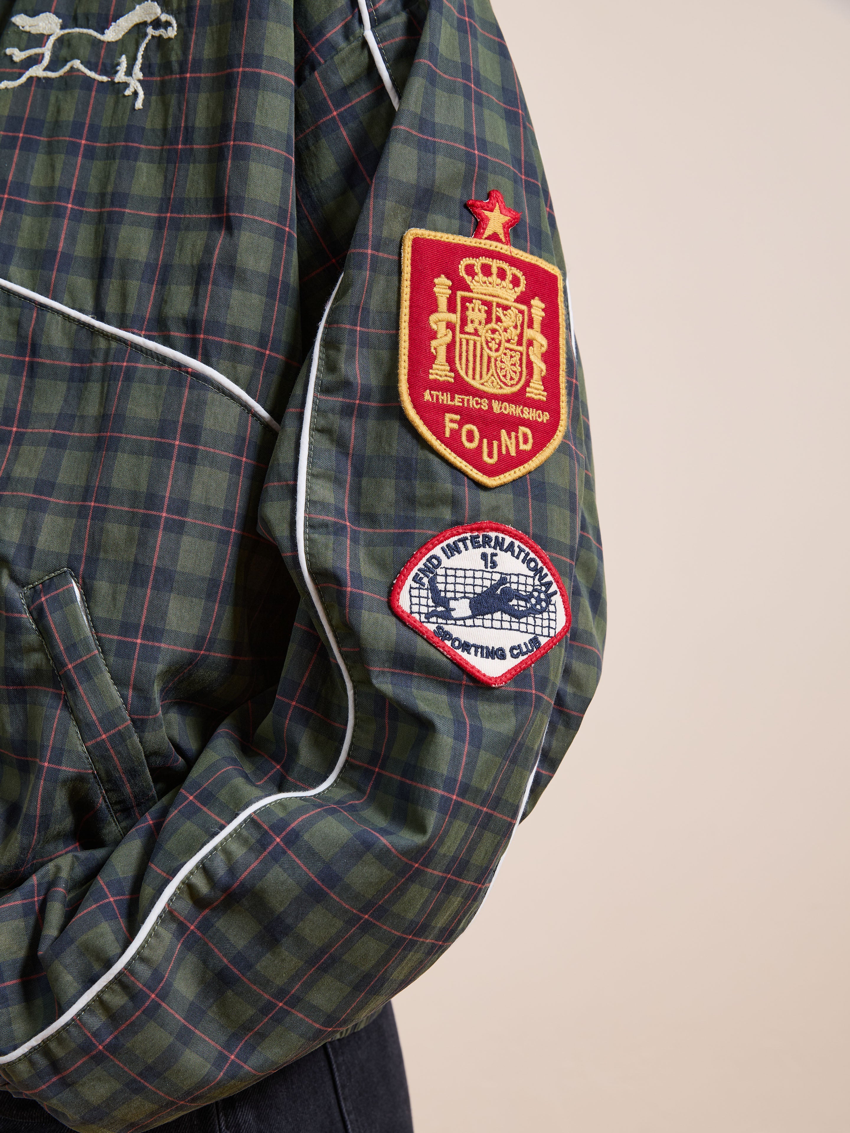 Forest Plaid Track Jacket - Image 11