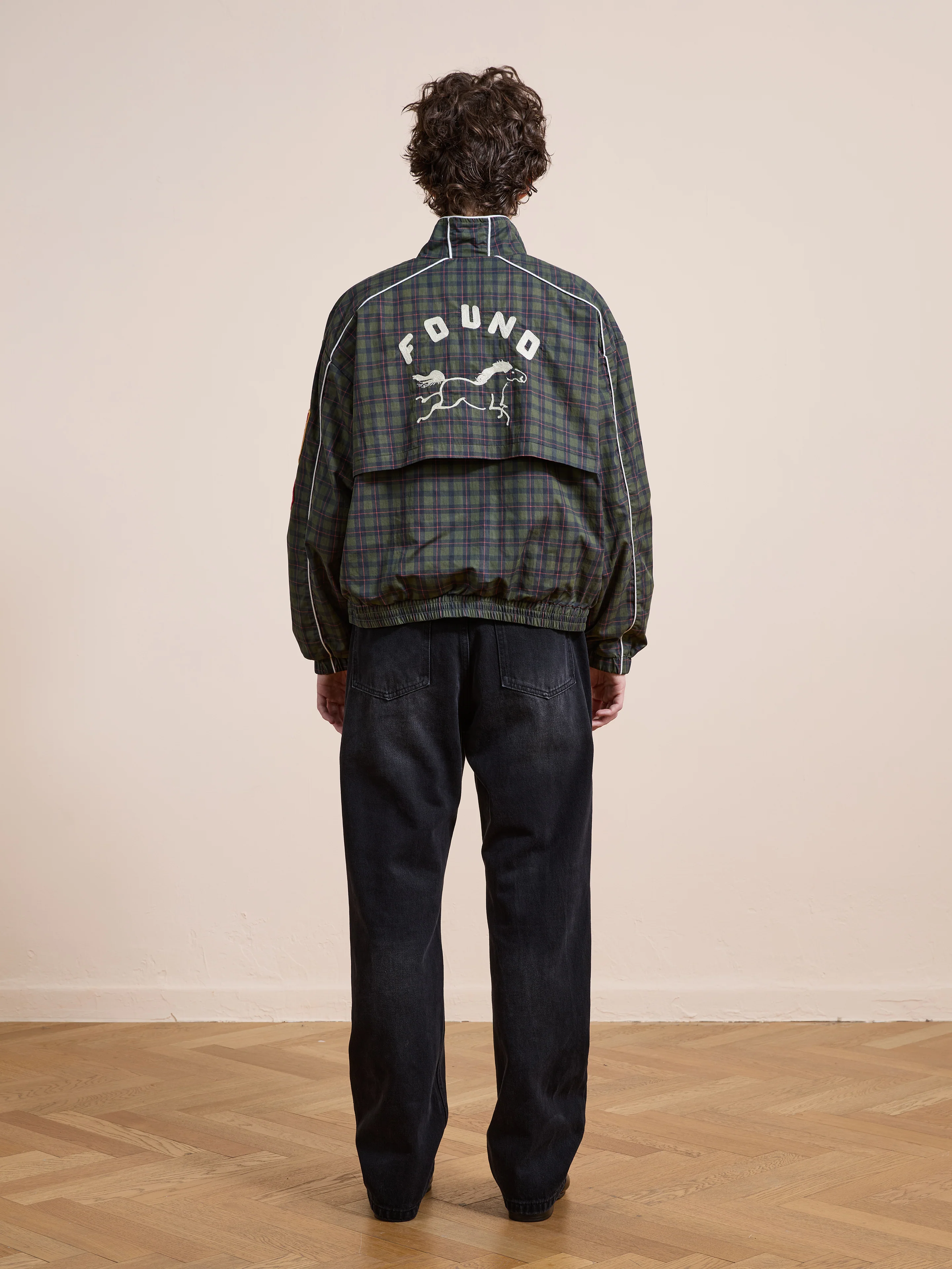Forest Plaid Track Jacket - Image 13