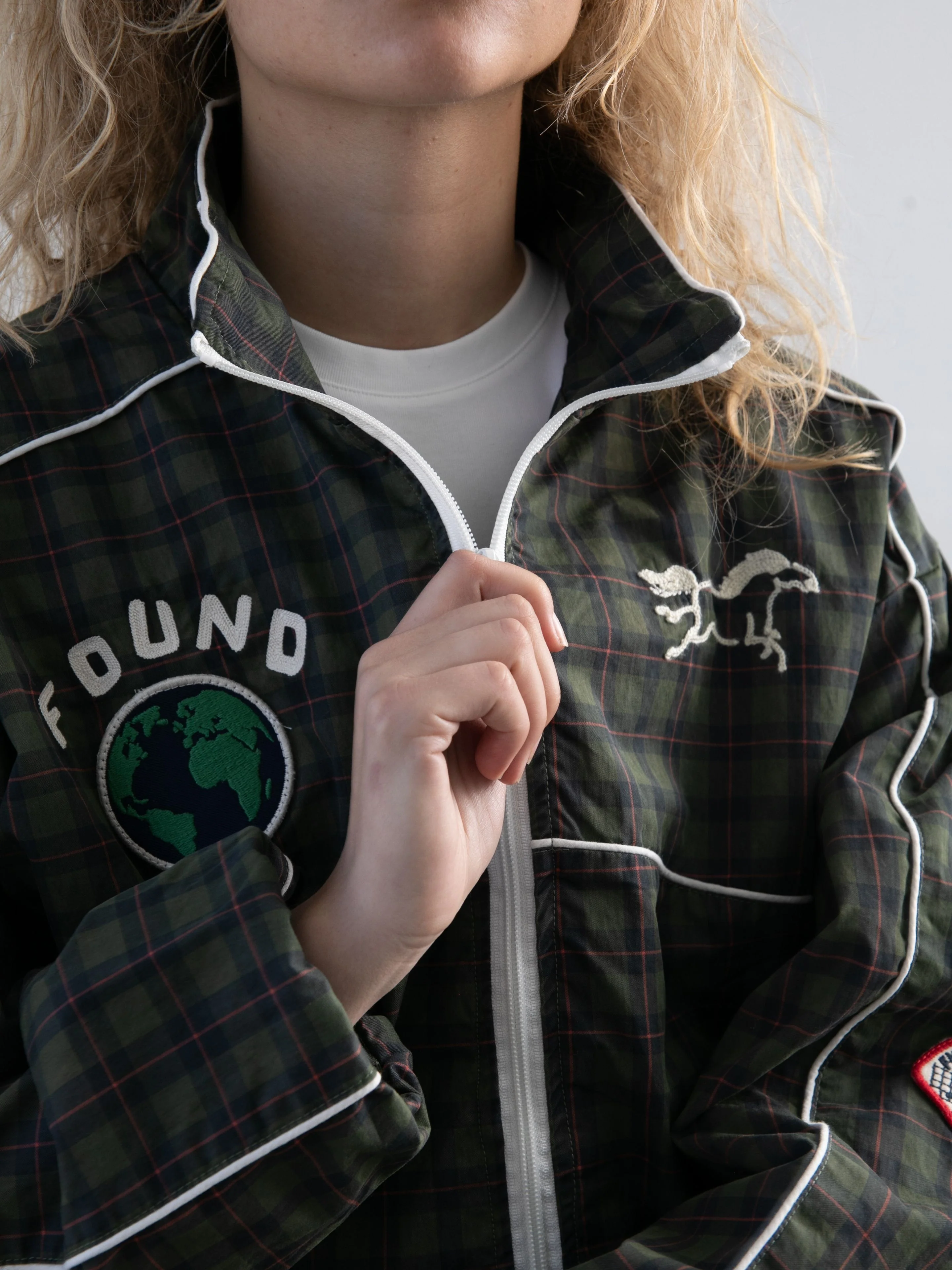 Forest Plaid Track Jacket - Image 14