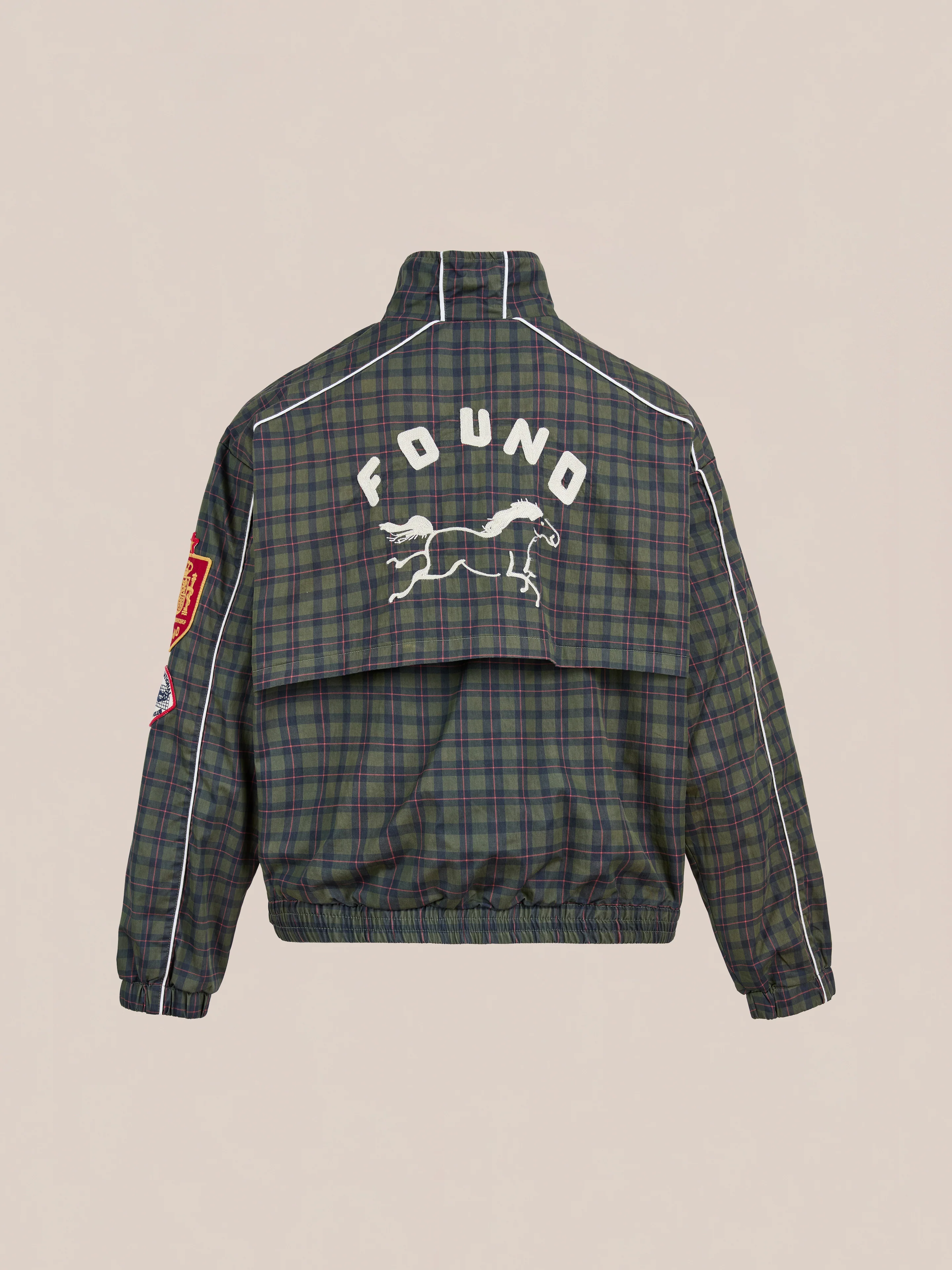 Forest Plaid Track Jacket - Image 6